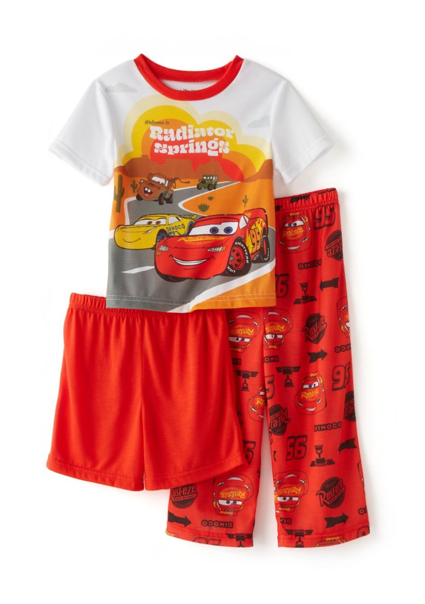 Toddler Boys Car Printed Pajama Set