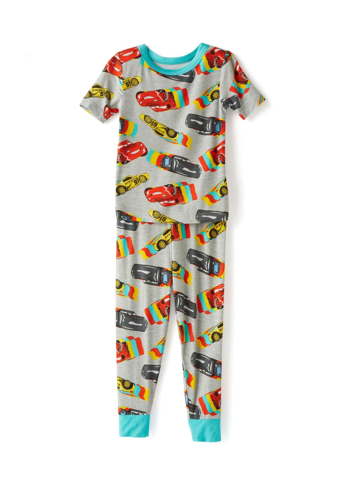 Toddler Boys Racing Cars T-Shirt and Pants Pajama Set