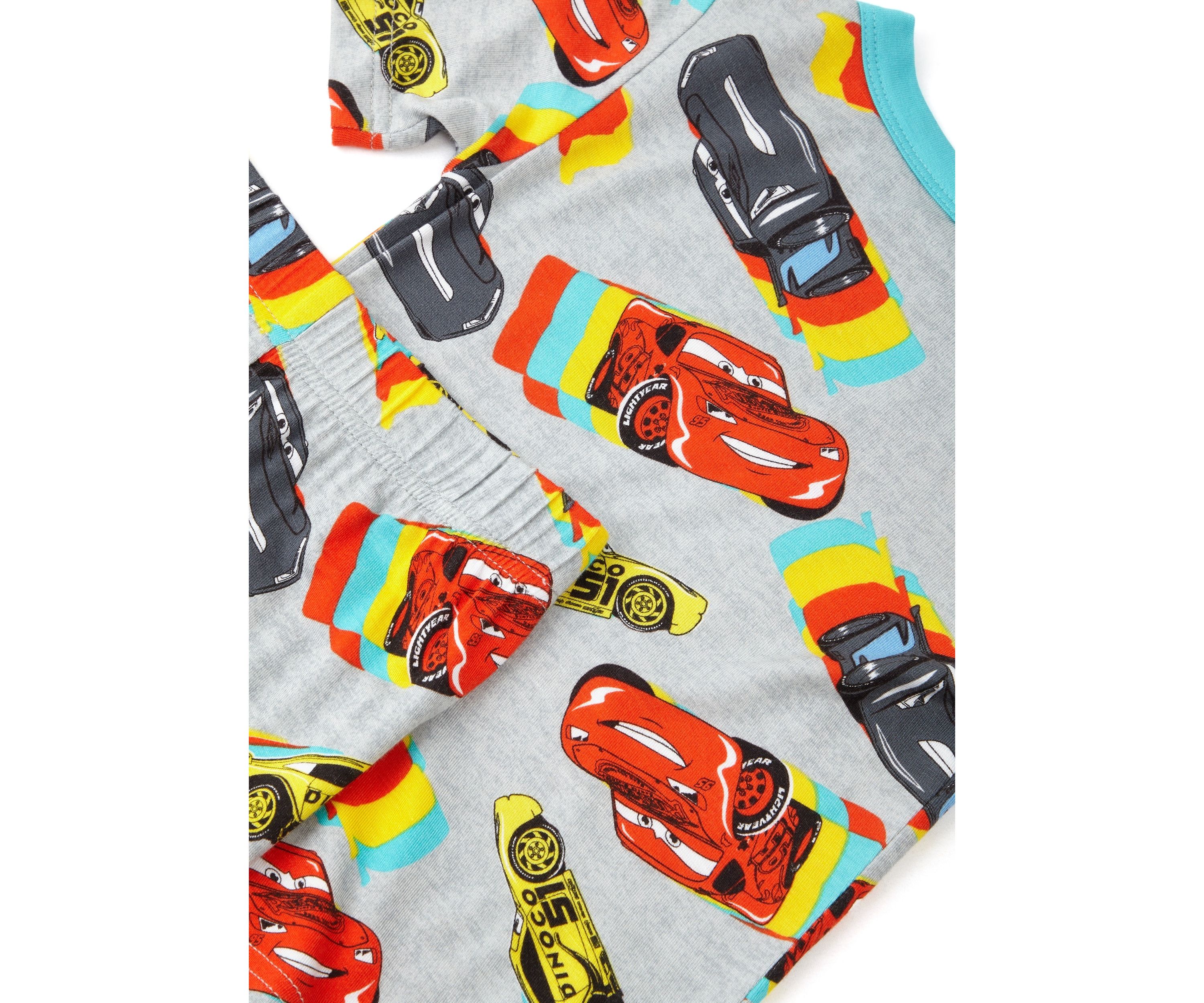 Toddler Boys Racing Cars T-Shirt and Pants Pajama Set