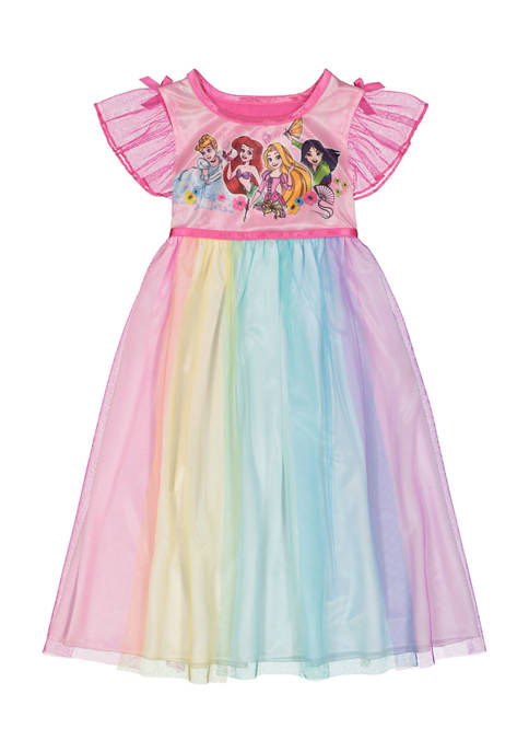 Disney® Princess Toddler Girls Rainbow Character Graphic
