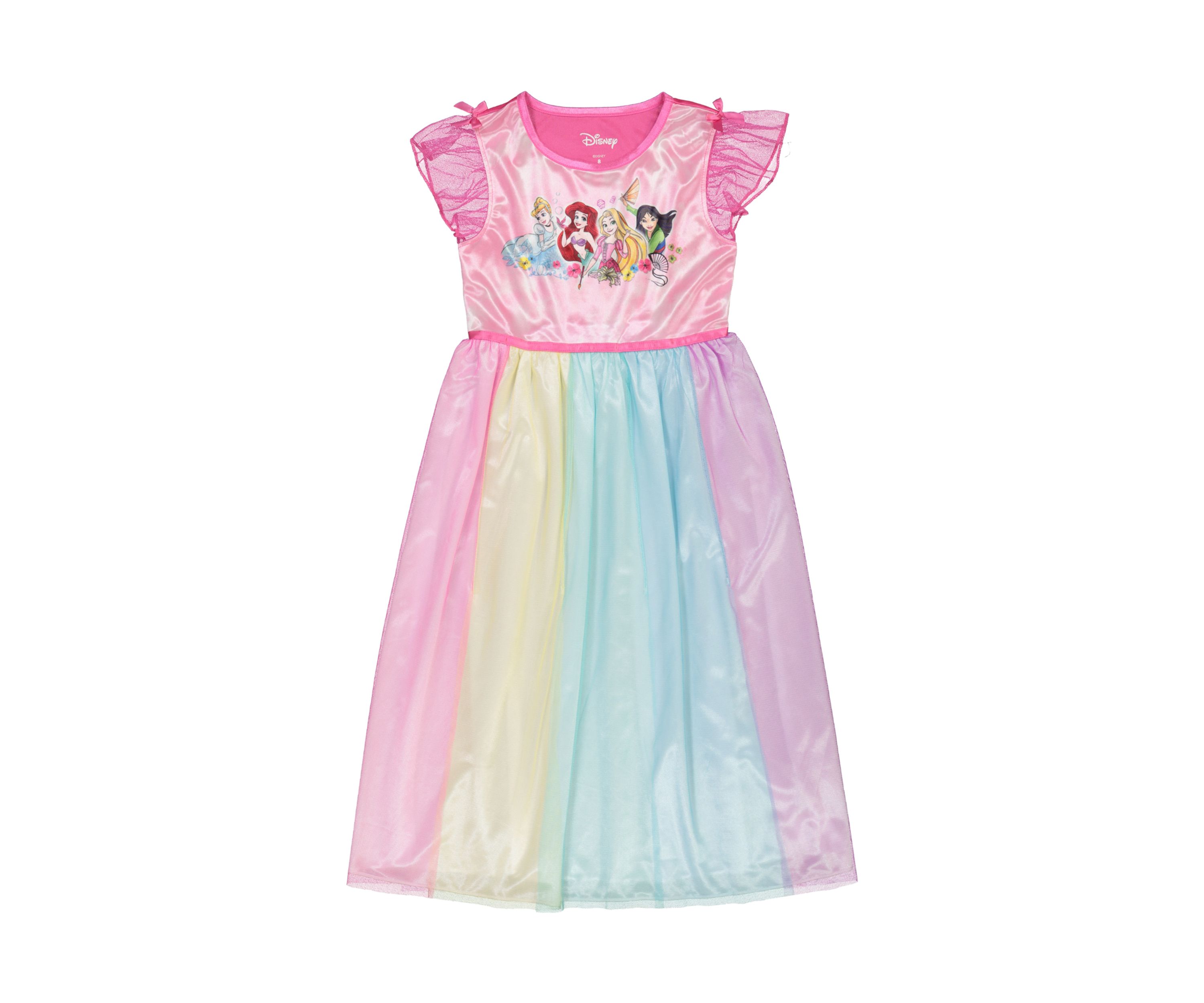 Toddler Girls Multi Princess Nightgown 