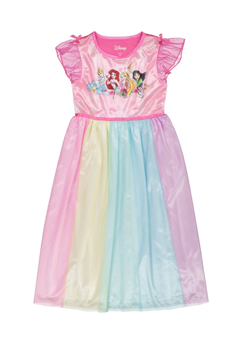 Toddler Girls Multi Princess Nightgown 