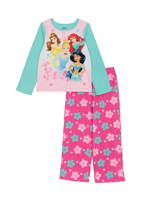 AME Toddler Girls Princess Fleece Pajama Set