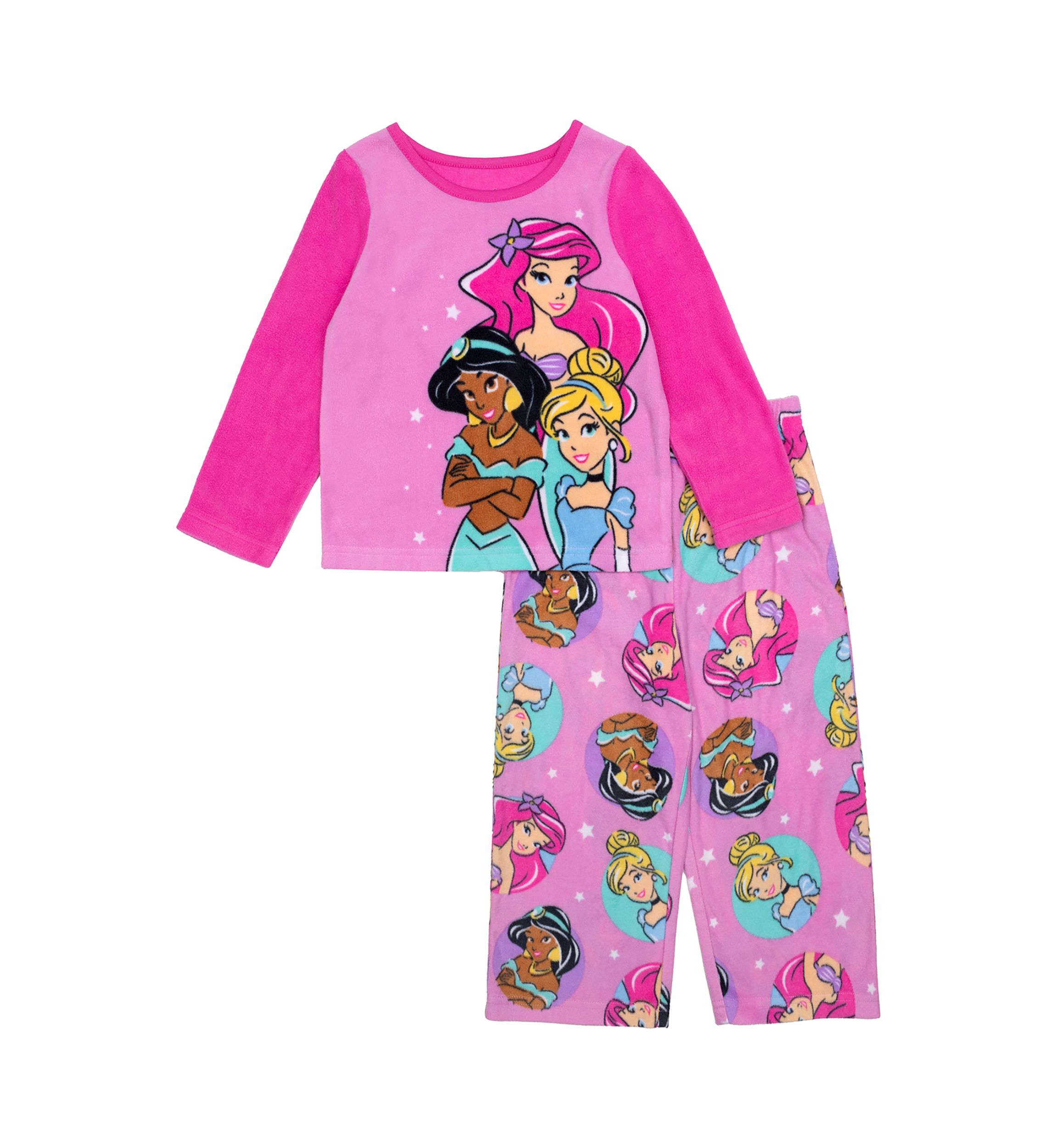 Toddler Girls Princess Wishes Fleece Pajama Set