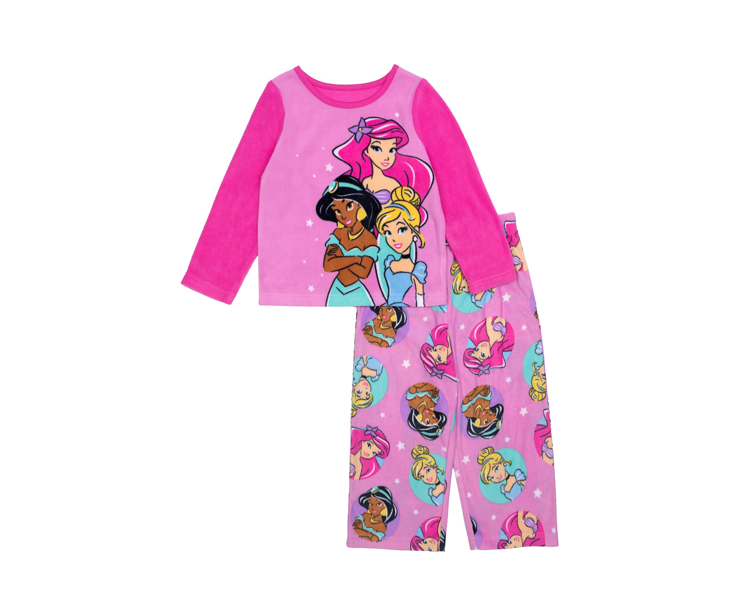 Toddler Girls Princess Wishes Fleece Pajama Set