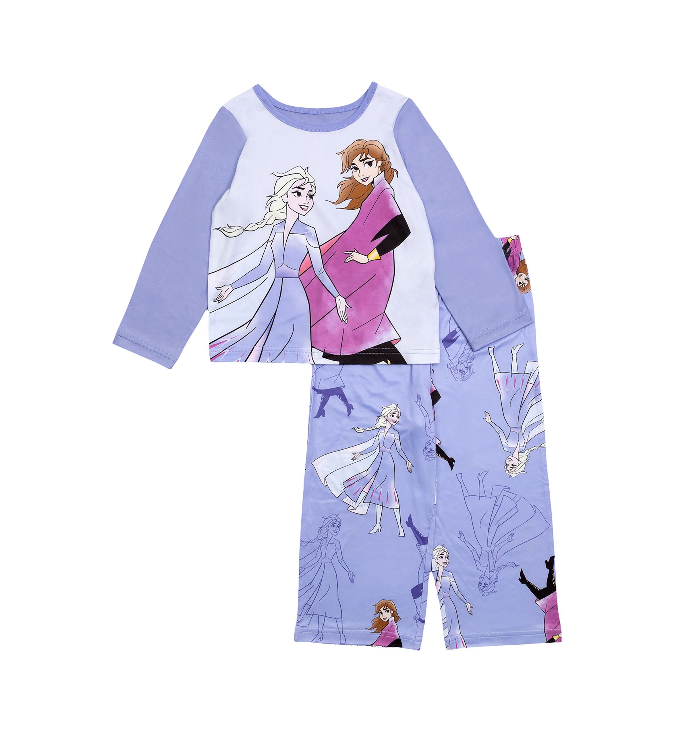 Toddler Girls Frozen Sisters Printed Pajama Set