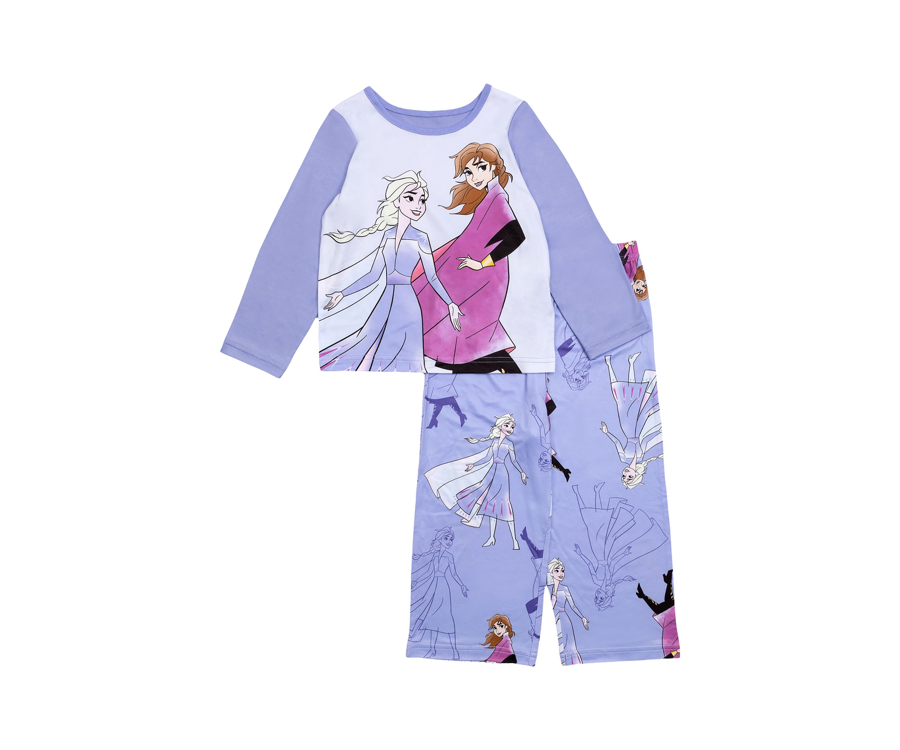 Toddler Girls Frozen Sisters Printed Pajama Set