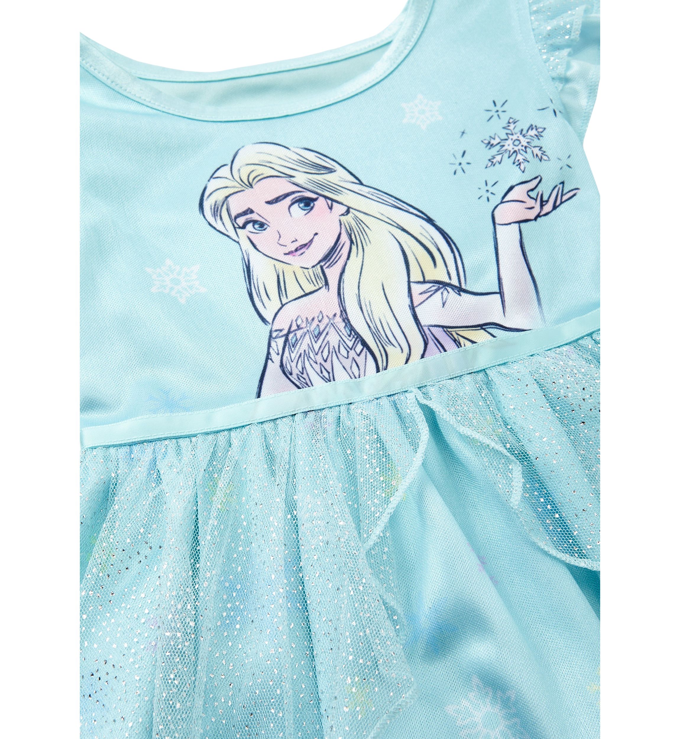 Toddler Girls Elegant Elsa Nightgown