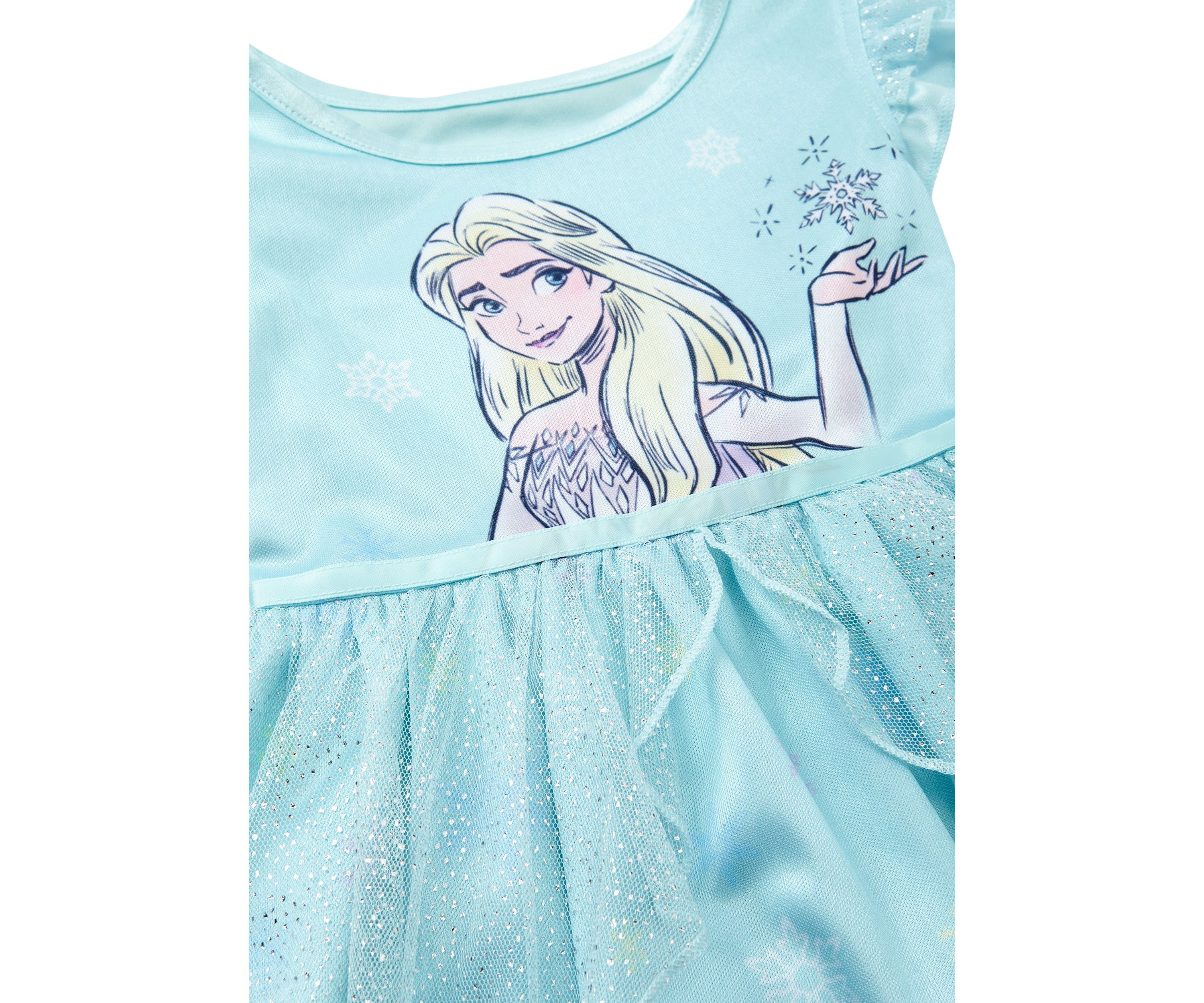 Toddler Girls Elegant Elsa Nightgown