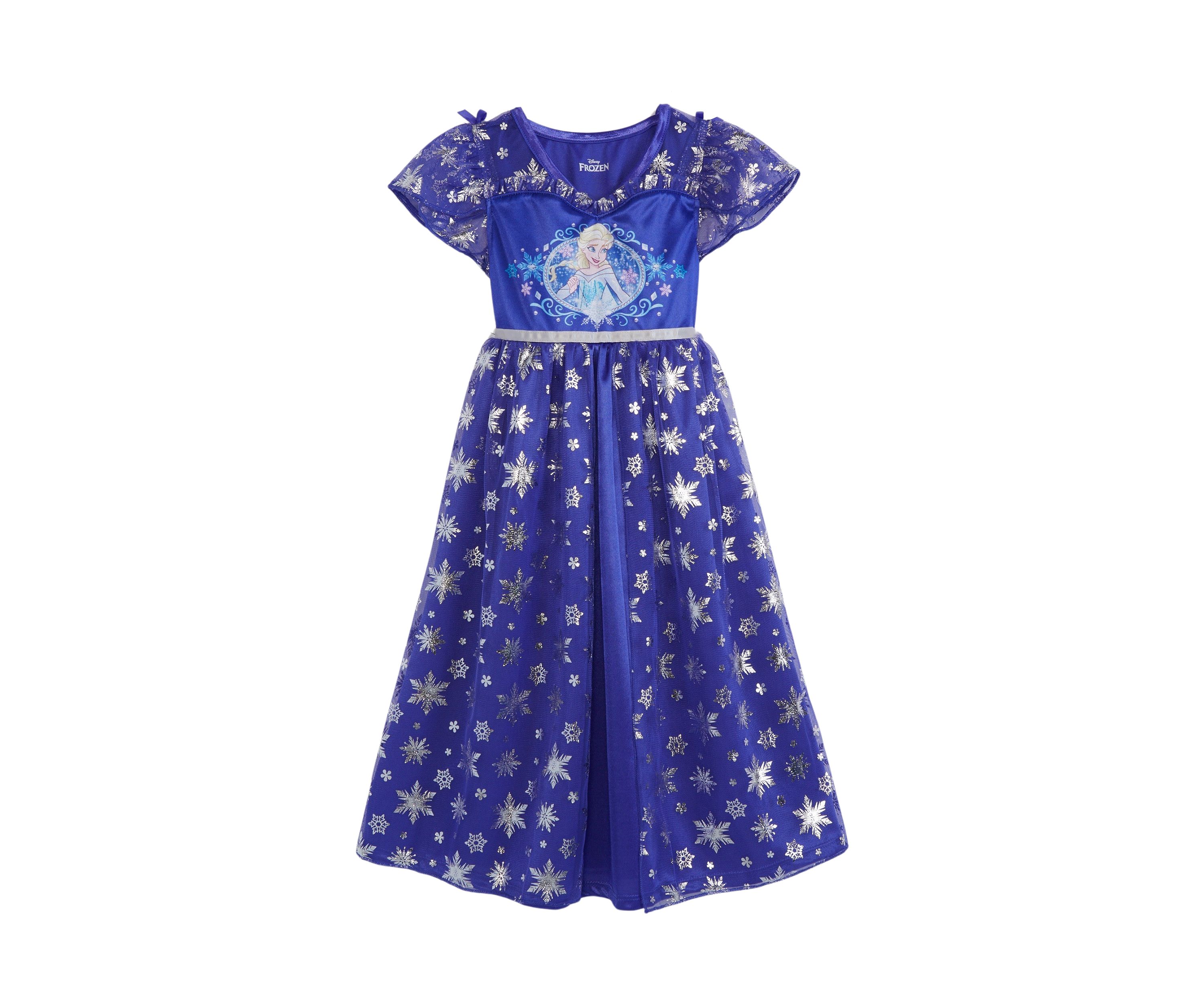 Toddler Girls Elsa Navy Nightgown