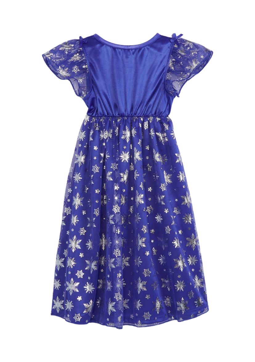 Toddler Girls Elsa Navy Nightgown