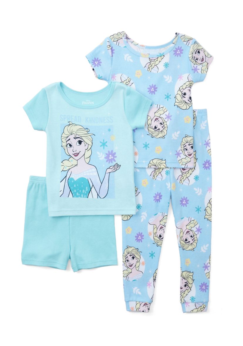 Toddler Girls Frozen Kindness 4-Piece Pajama Set 