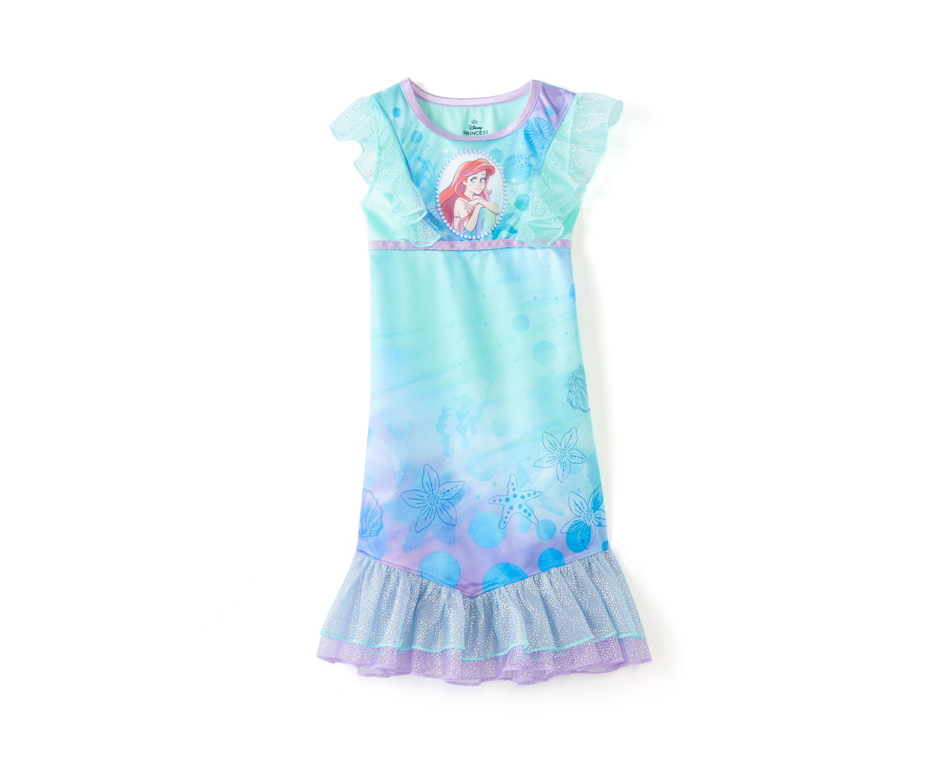 Toddler Girls Watercolor Ariel Nightgown