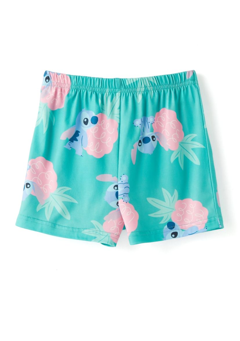 Toddler Girls Hawaii Stitch Printed Pajama Set