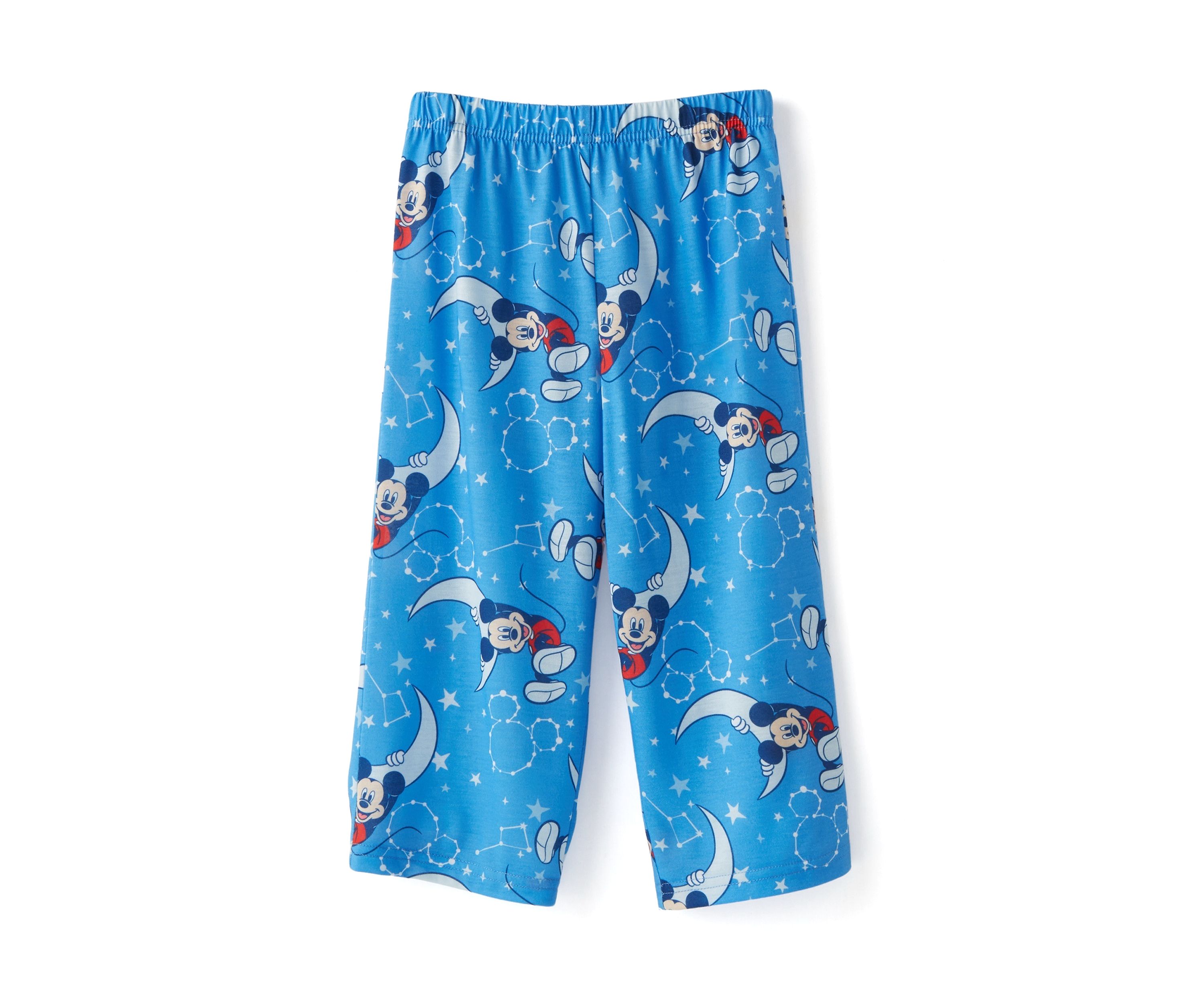 Toddler Boys Mickey and the Moon Printed Pajama Set