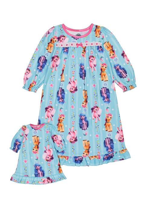 AME Toddler Girls My Little Pony Nightgown Set