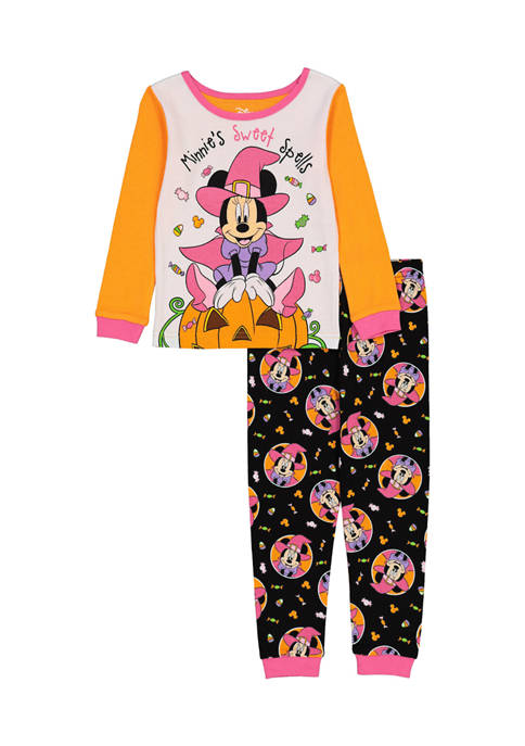 AME Toddler Girls Minnie Halloween 2 Piece Fleece