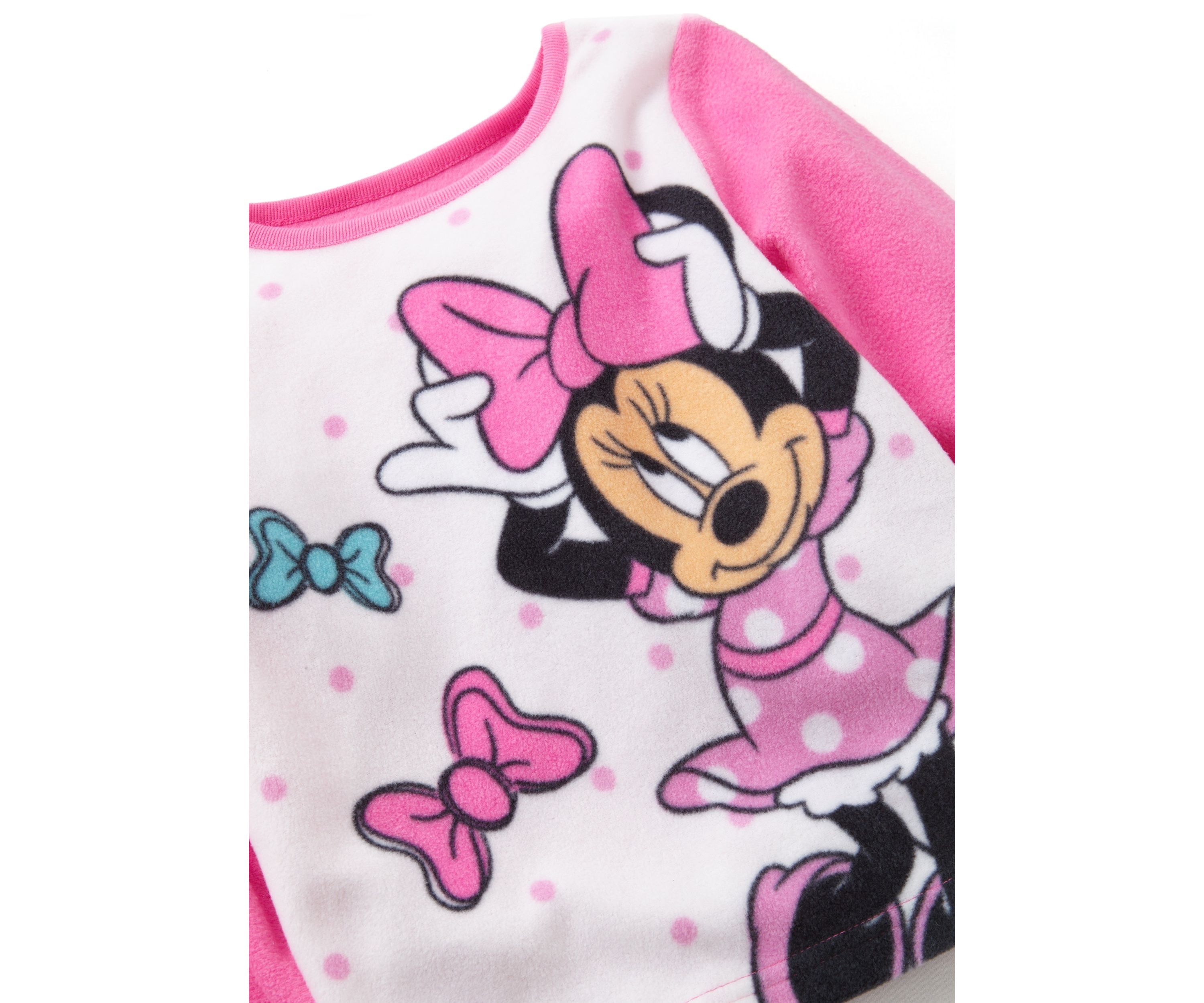 Toddler Girls Minnie Bow Printed Pajama Set