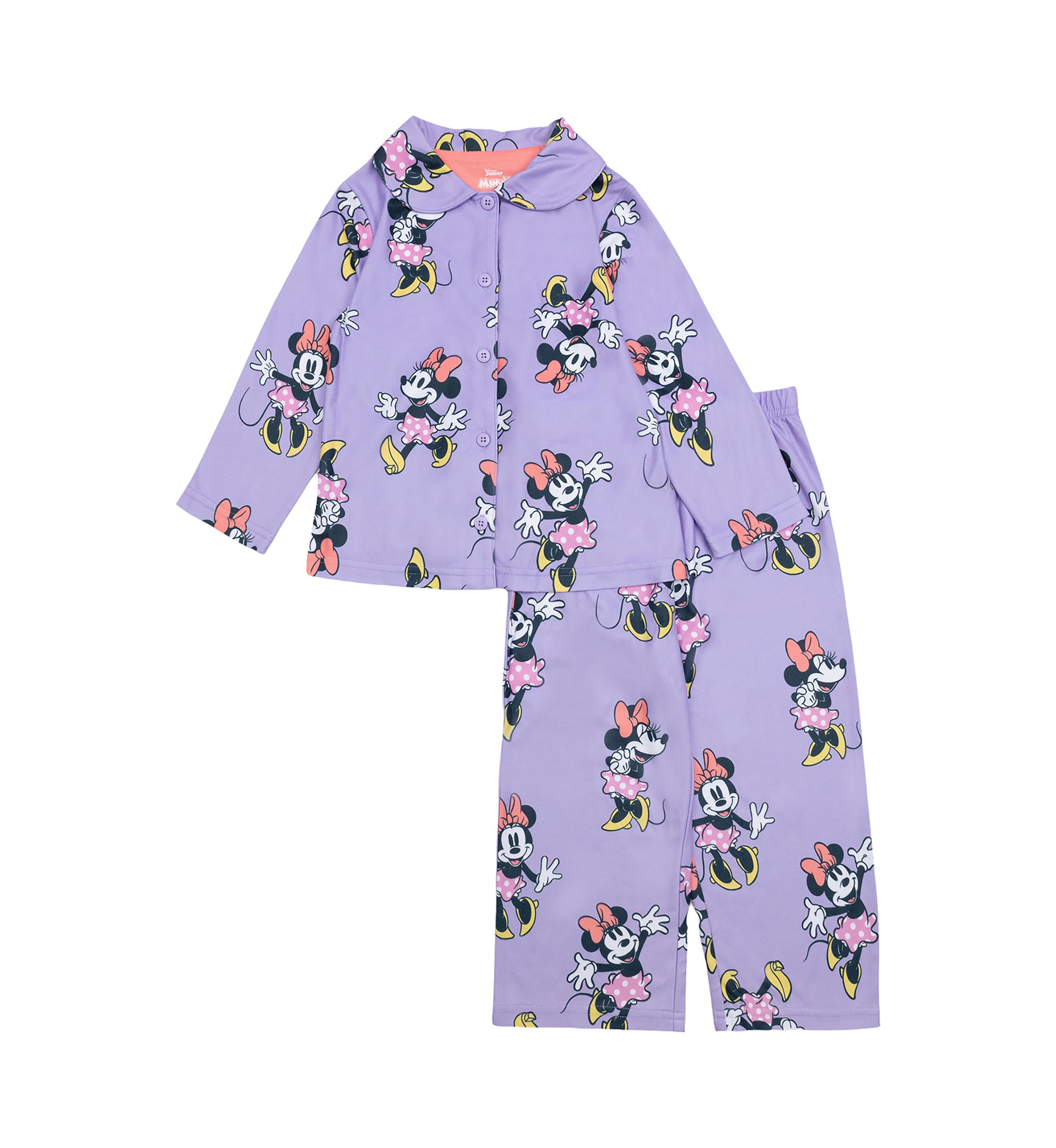 Toddler Girls Lovely Minnie Printed Pajama Set