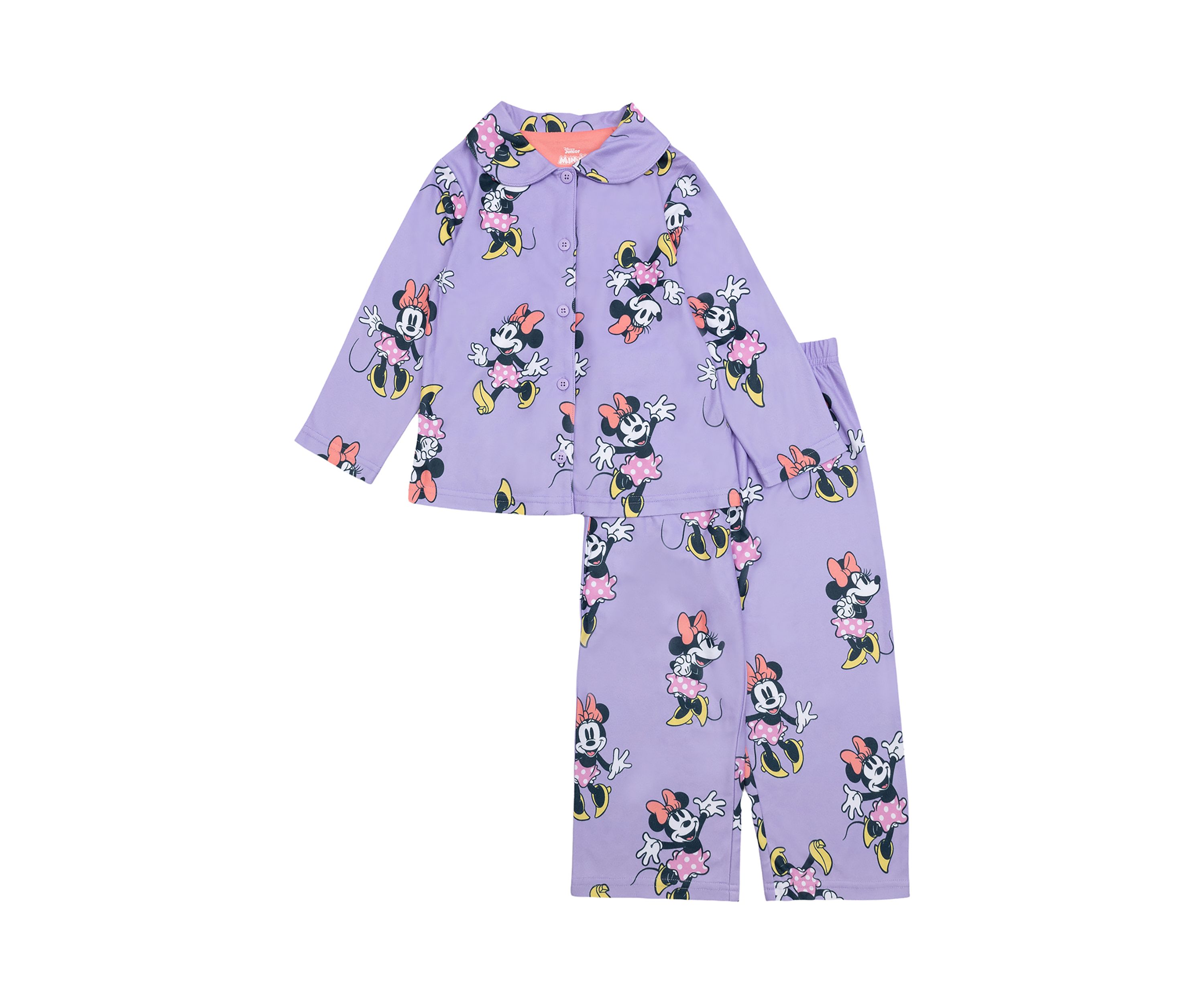 Toddler Girls Lovely Minnie Printed Pajama Set