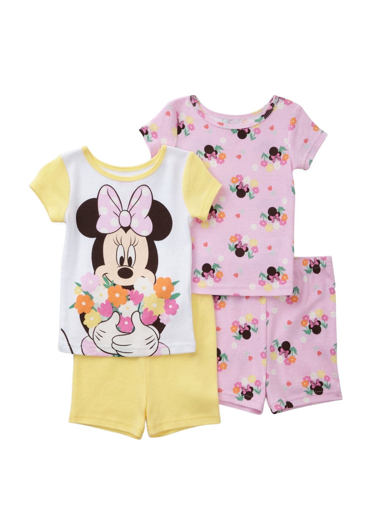 Toddler Girls Minnie Garden Pajama Set