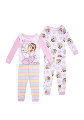 Disney Junior Toddler Girls Fancy Nancy 4 Piece Pajama Set Belk