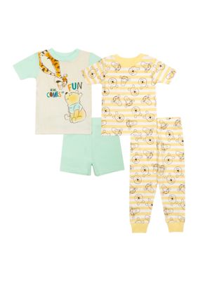 Gerber Baby Boys' Toddler Snug Fit 4-Piece Pajama Set