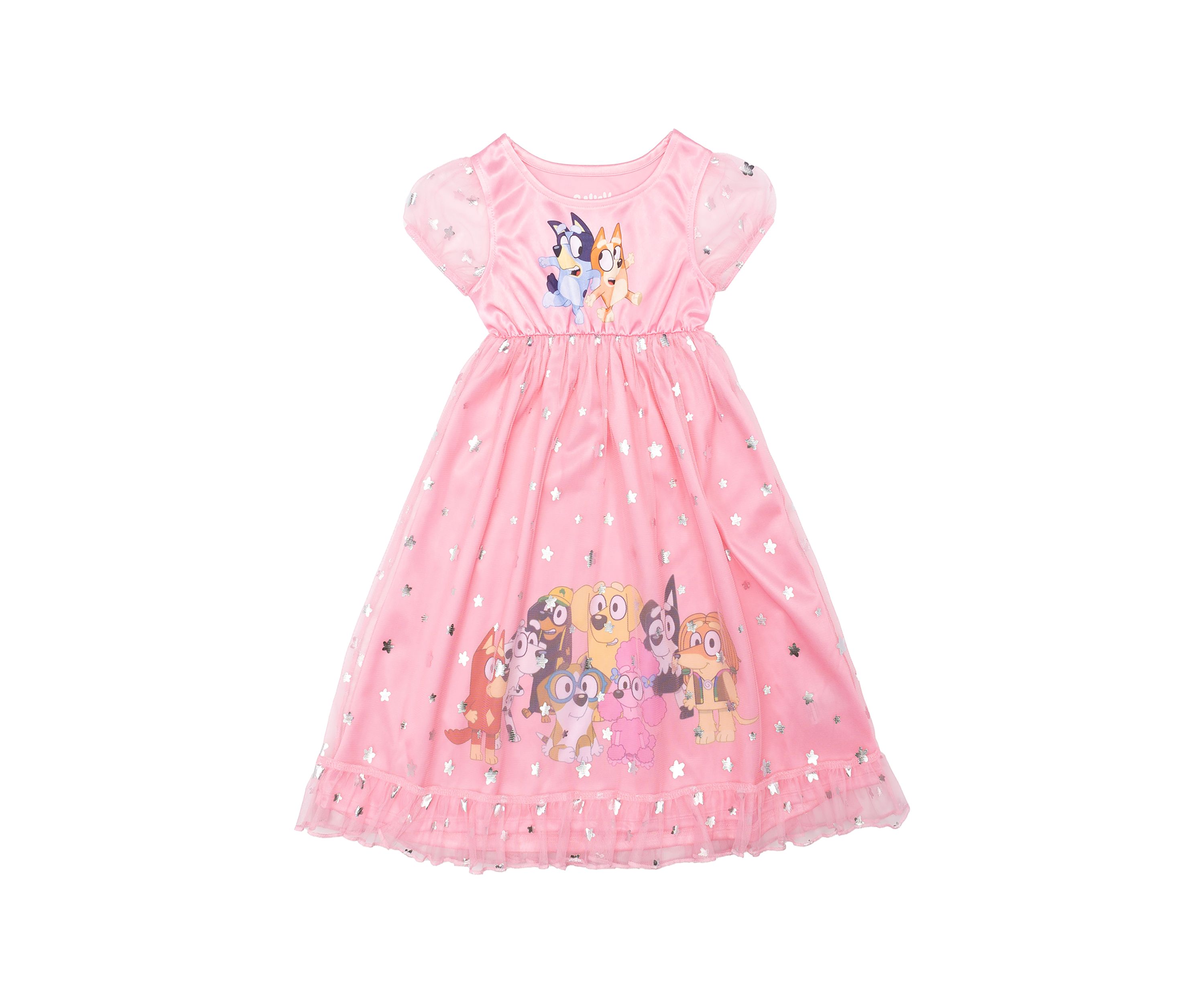 Toddler Girls Bluey Friends Nightgown