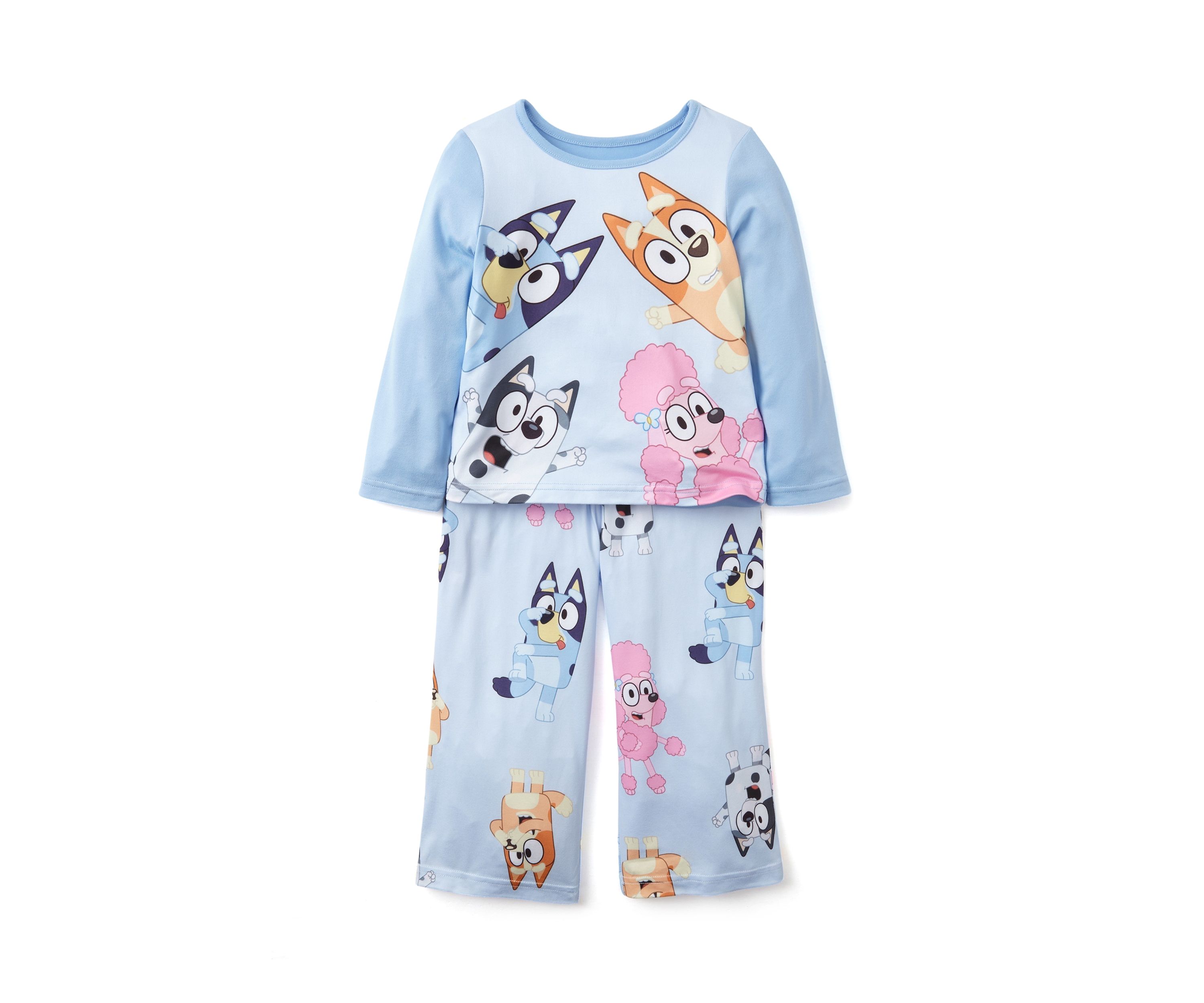 Toddler Girls Gathering Printed Pajama Set