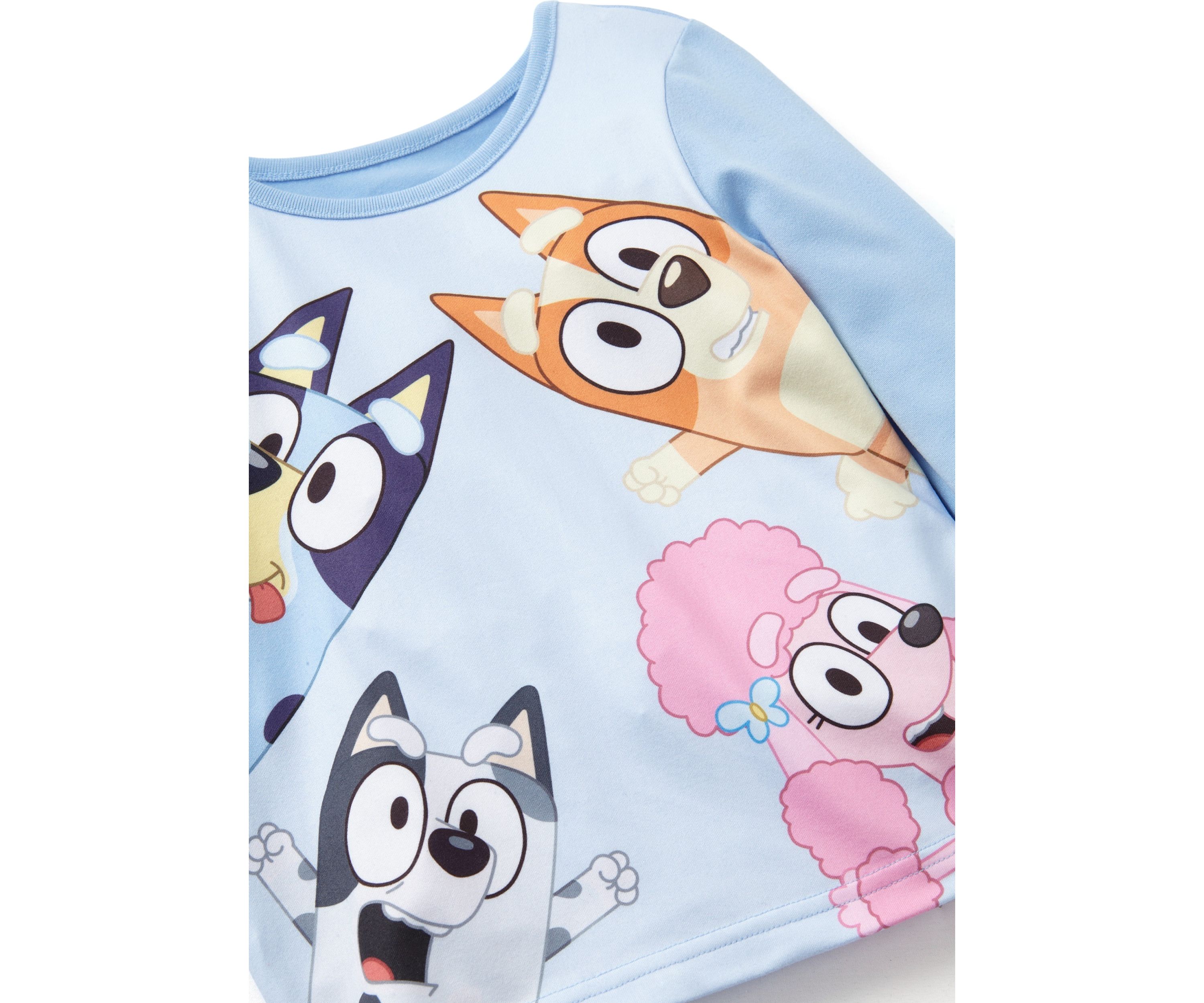 Toddler Girls Gathering Printed Pajama Set