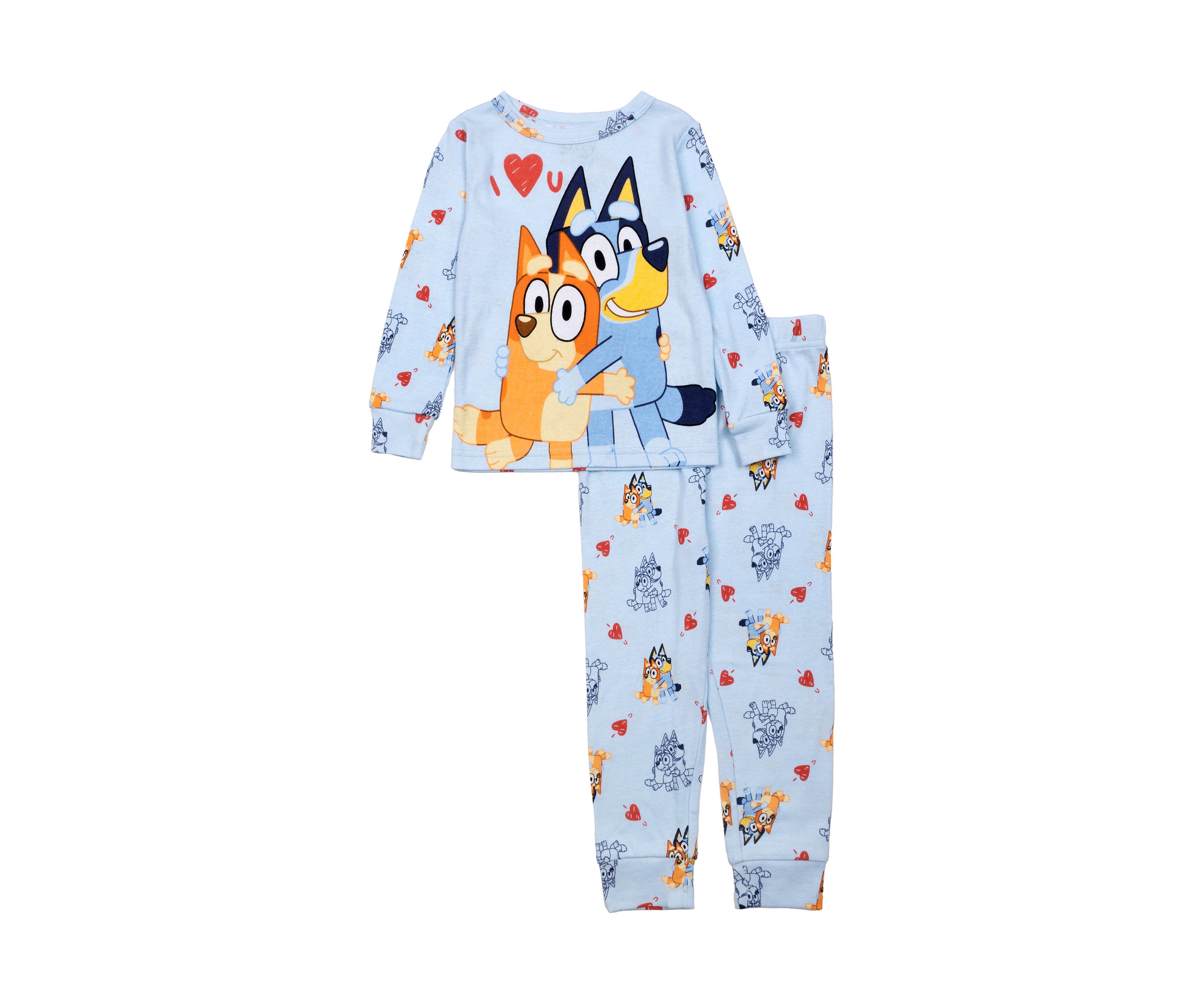 Toddler Boys Bluey Printed Pajama Set