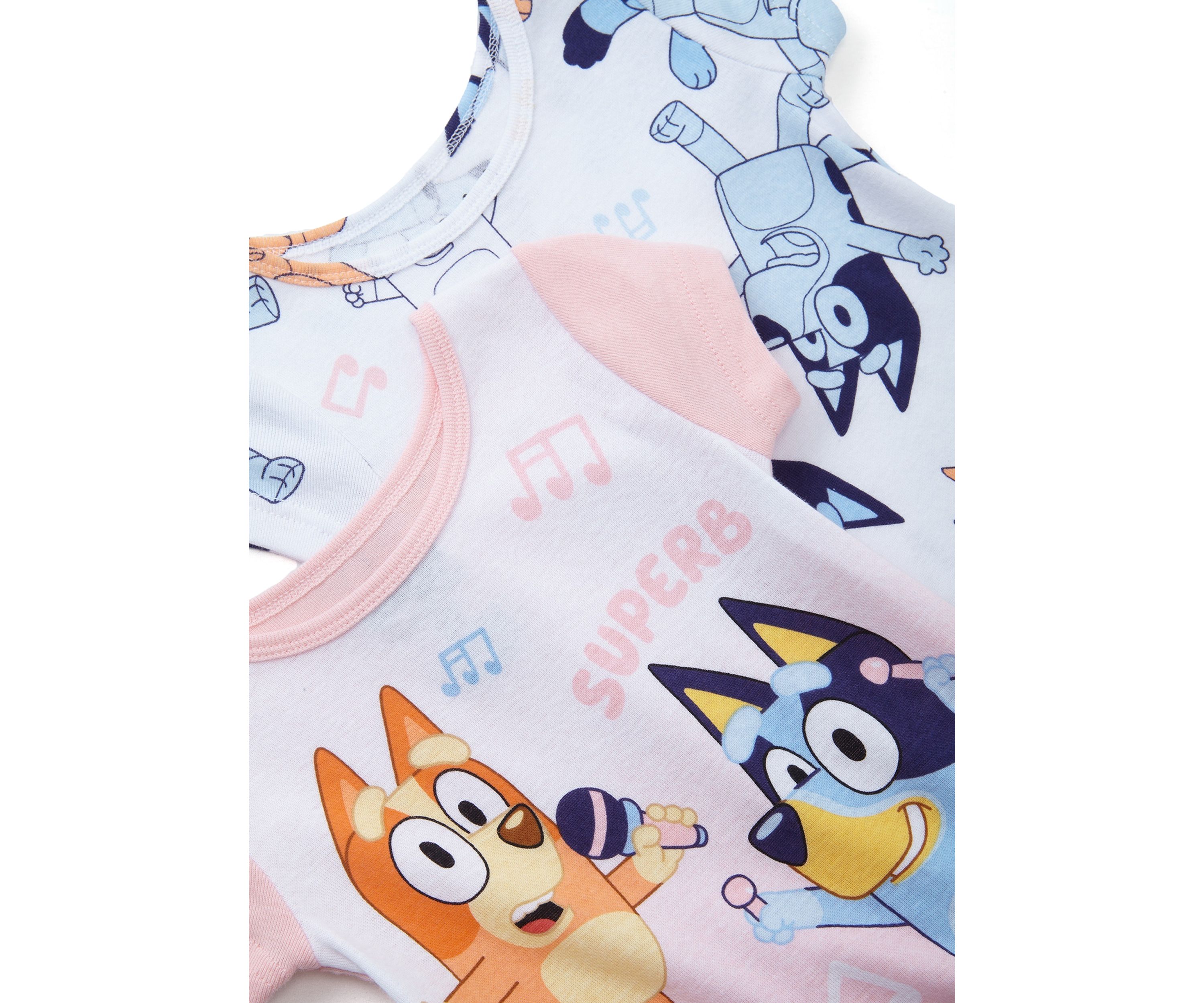 Toddler Girls Bluey Jumping Fun 4-Piece Pajama Set 