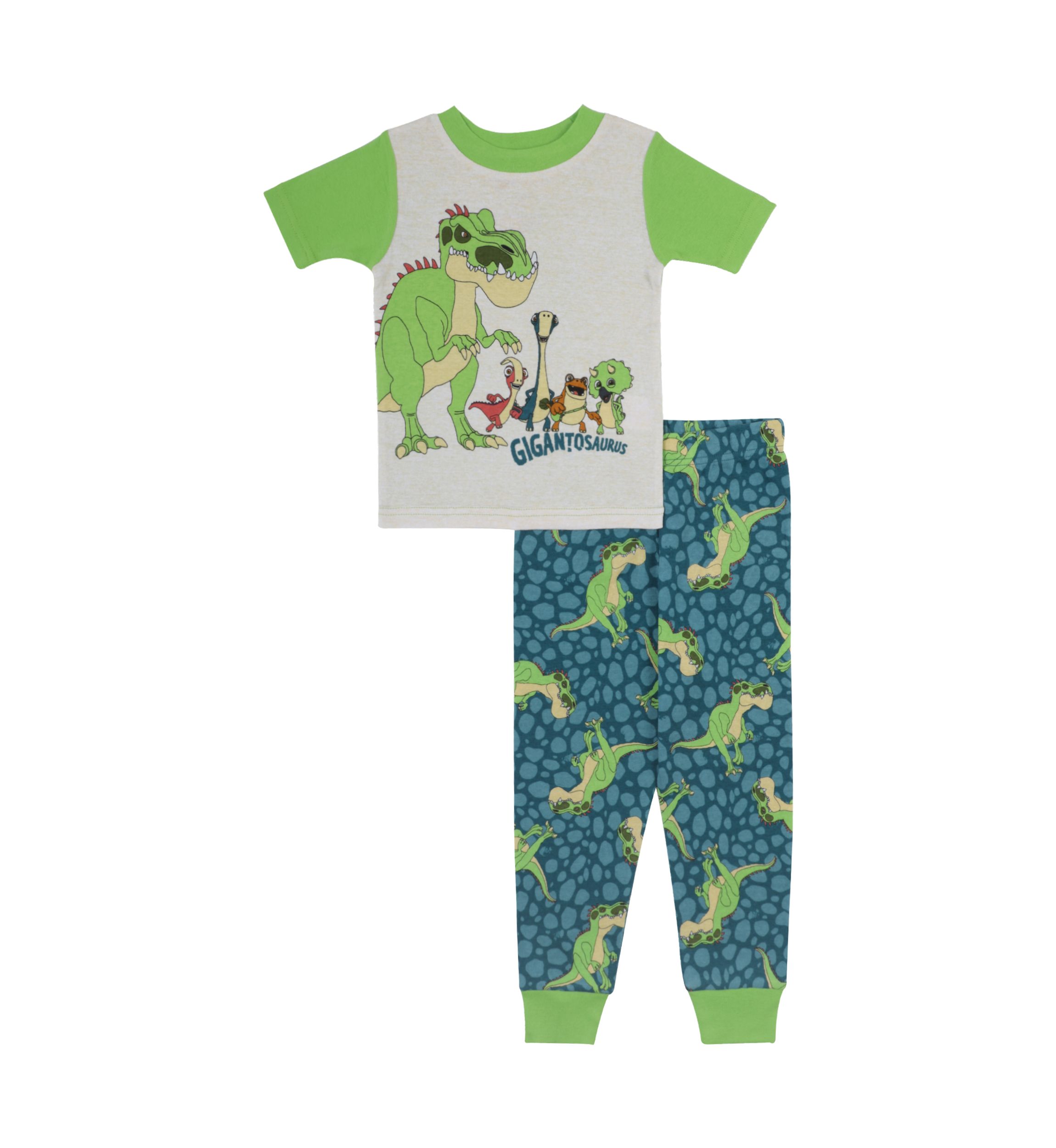 Toddler Boys Dinosaur Printed Pajama Set