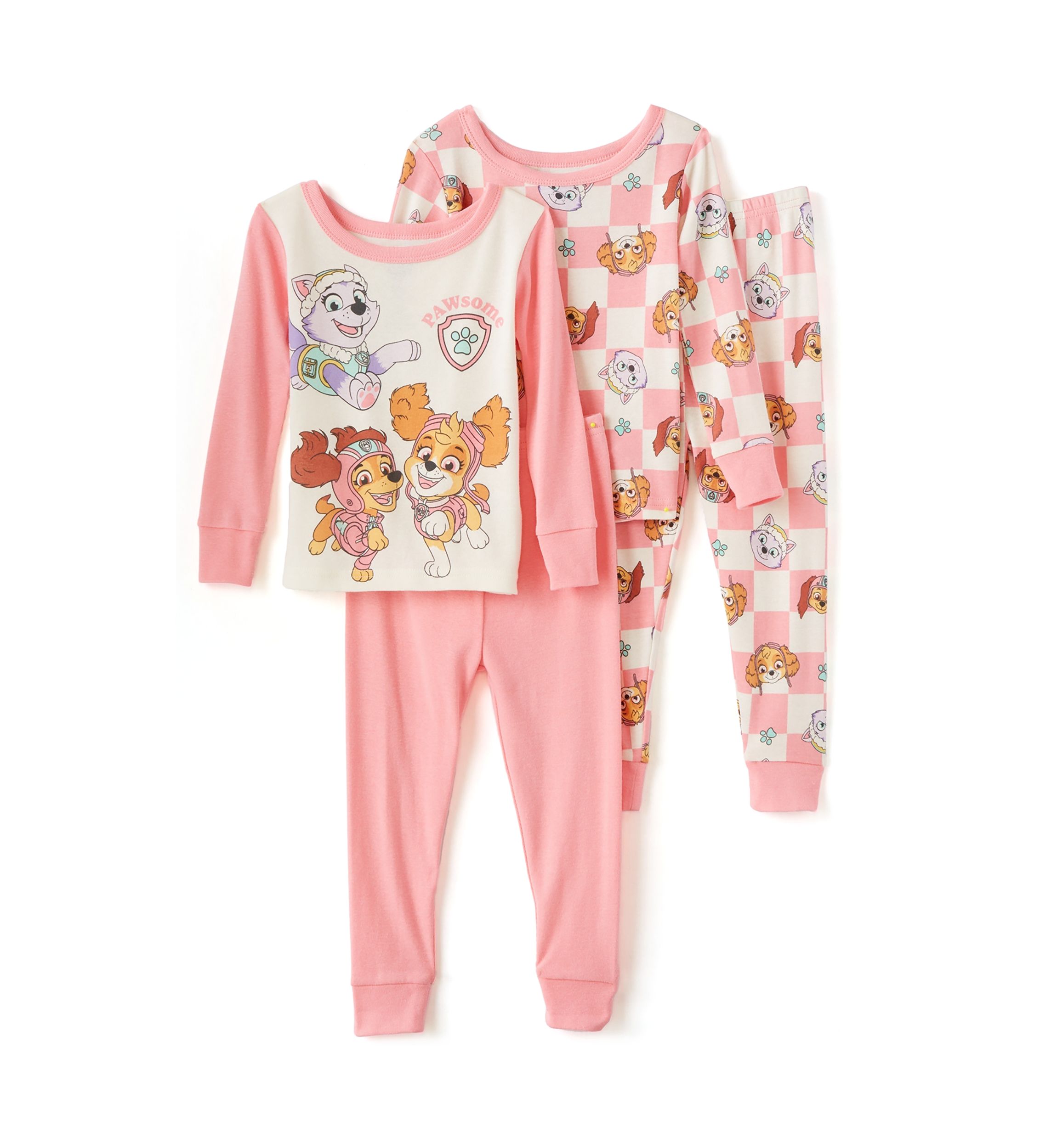 Toddler Girls Pawsome Fun Pajama Set