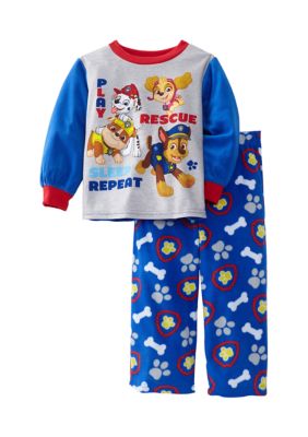 Paw patrol best sale fleece pajamas