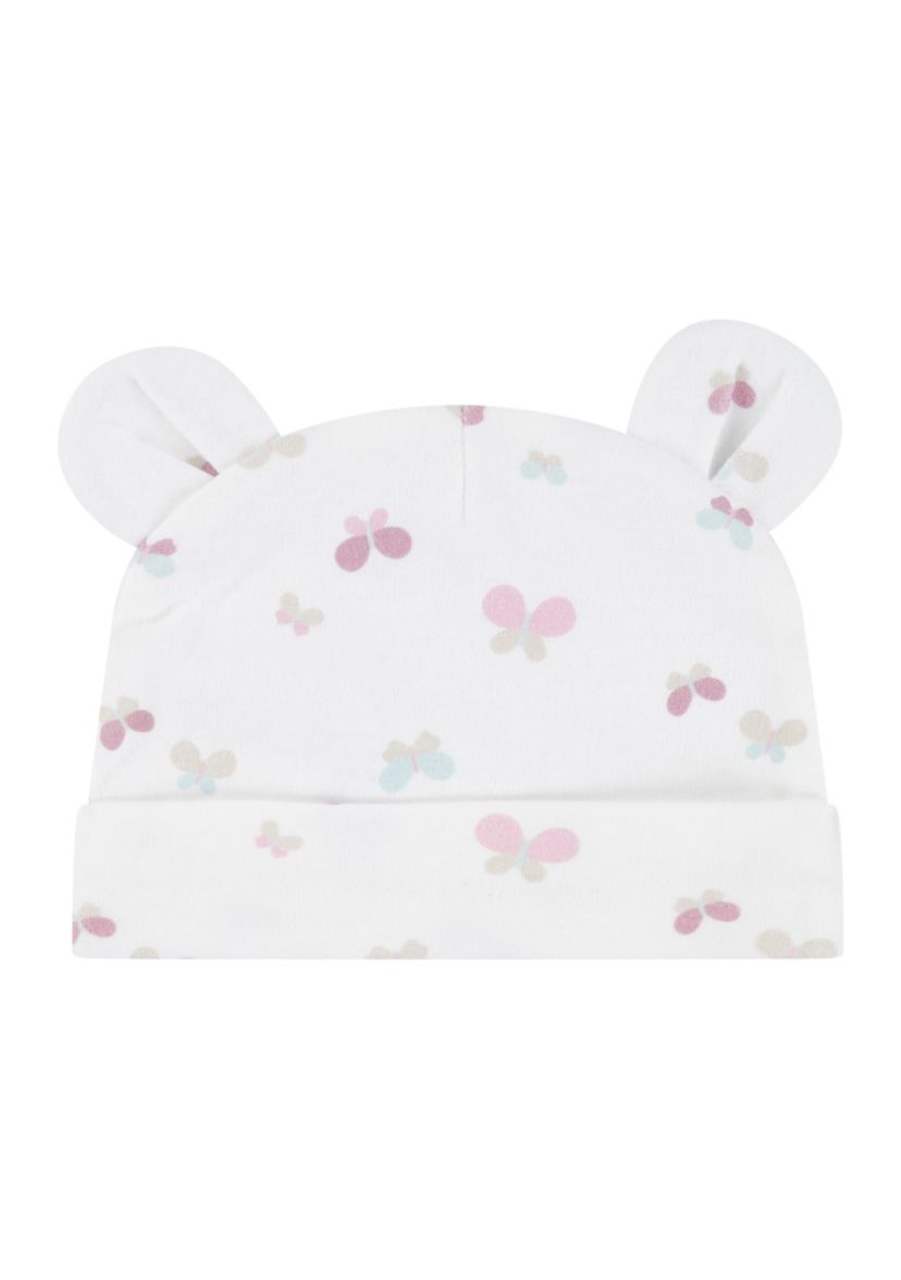 Baby Girls 3 Piece Top and Pants Set with Hat
