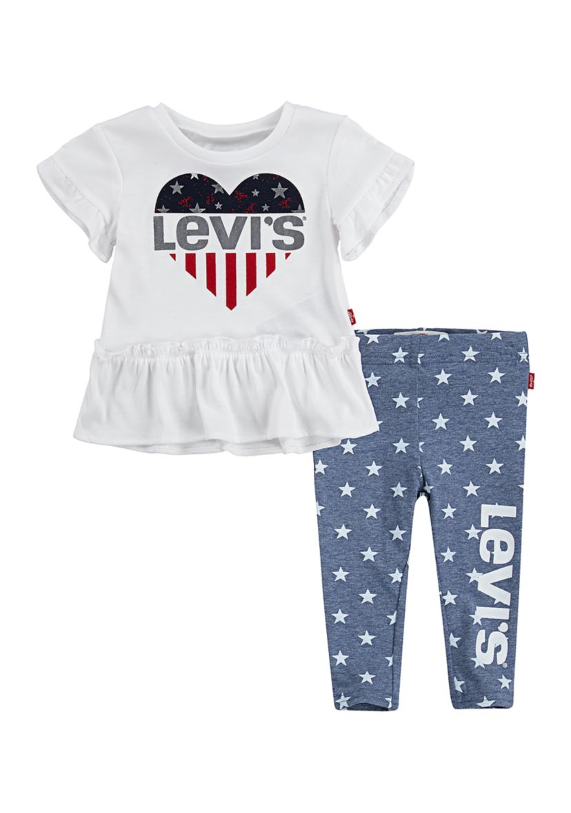 Baby Girl Ruffle Tunic Legging Set