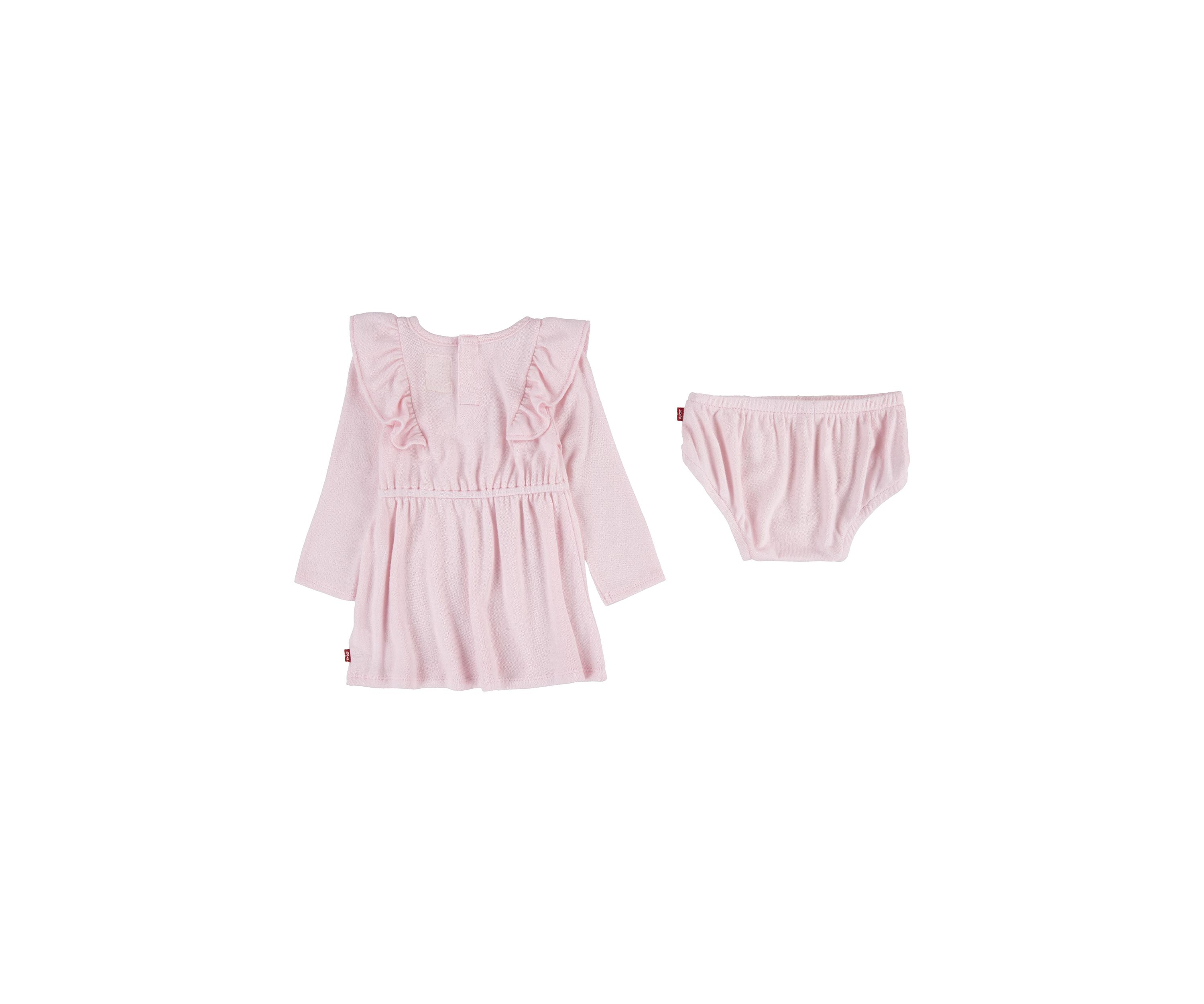 Baby Girls Hacci Knit Dress and Bloomers
