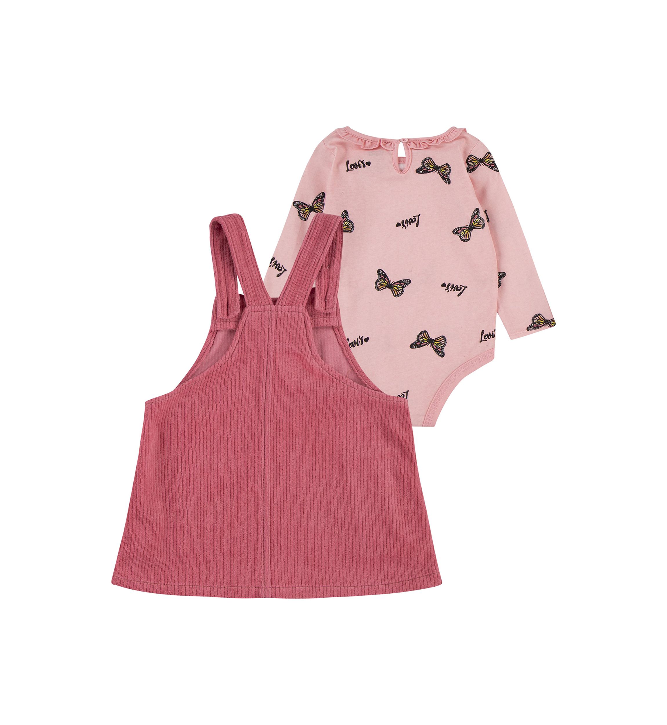 Baby Girls Cordurory Butterfly Skirtall Set