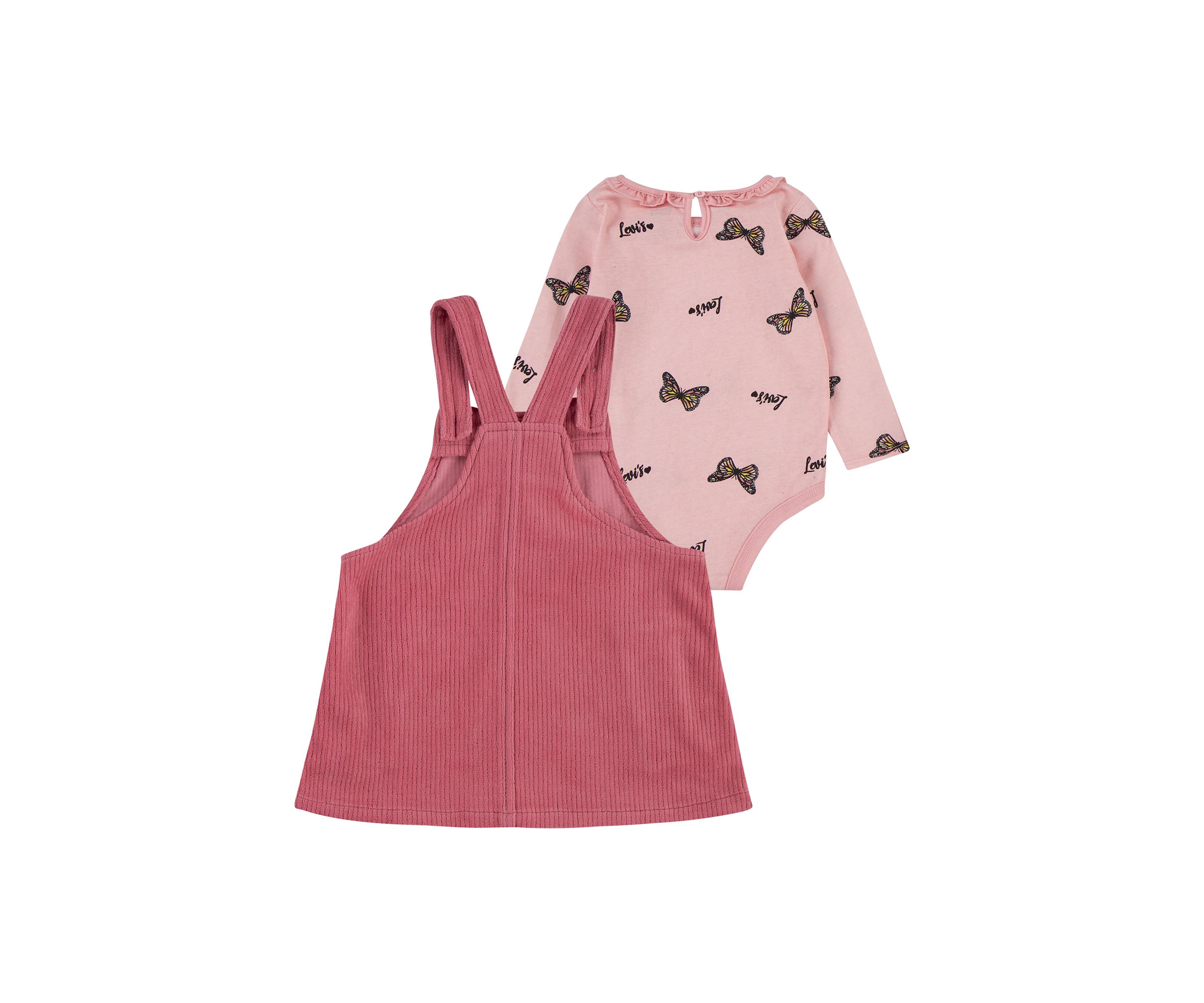 Baby Girls Cordurory Butterfly Skirtall Set