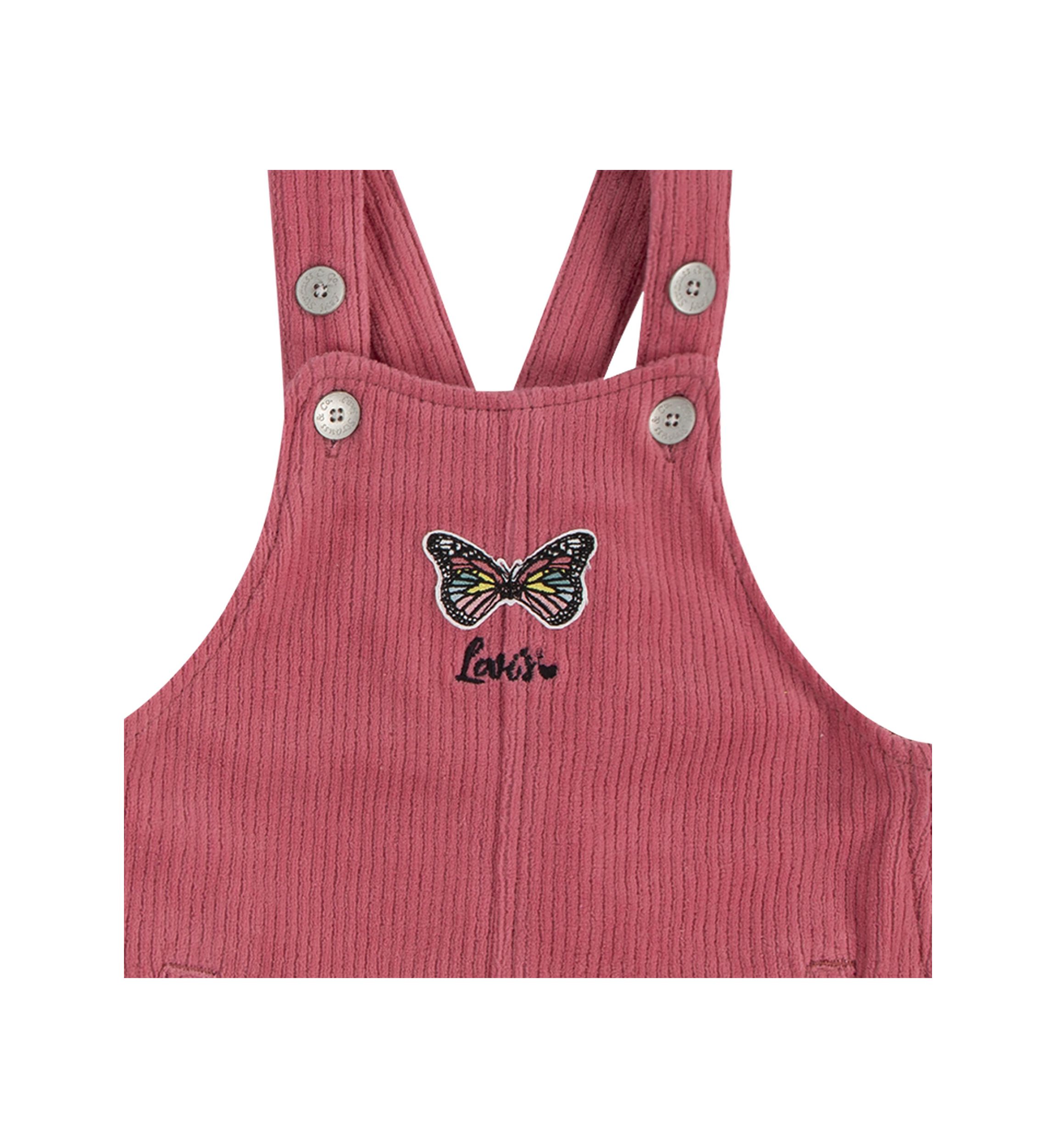 Baby Girls Cordurory Butterfly Skirtall Set