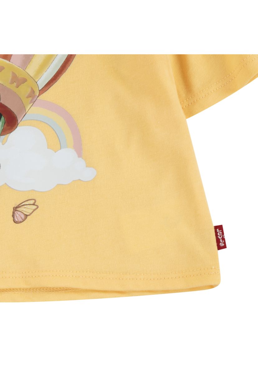 Baby Girls Flutter Sleeve T-Shirt and Shorts Set