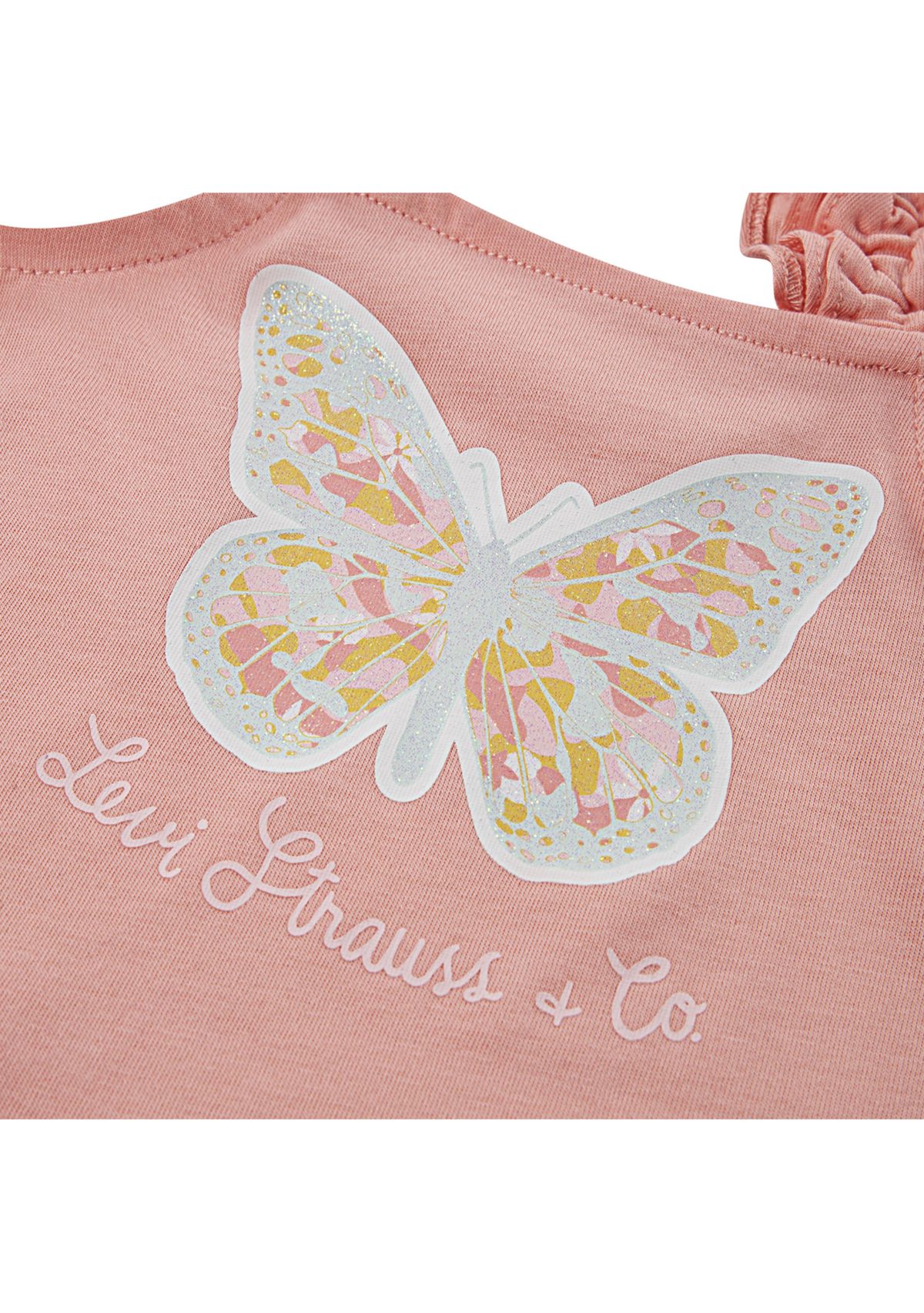 Baby Girls Ruffle Strap Tank and Short Set 