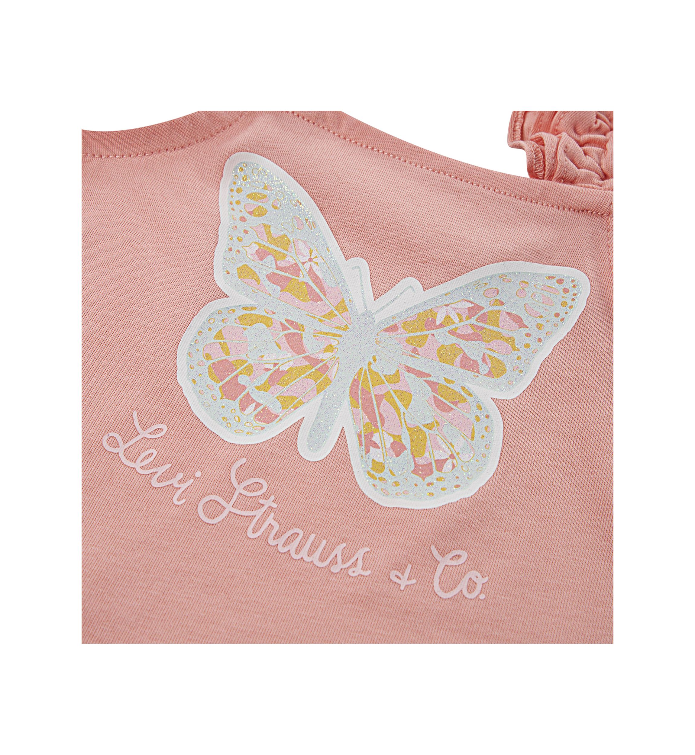 Baby Girls Ruffle Strap Tank and Short Set 