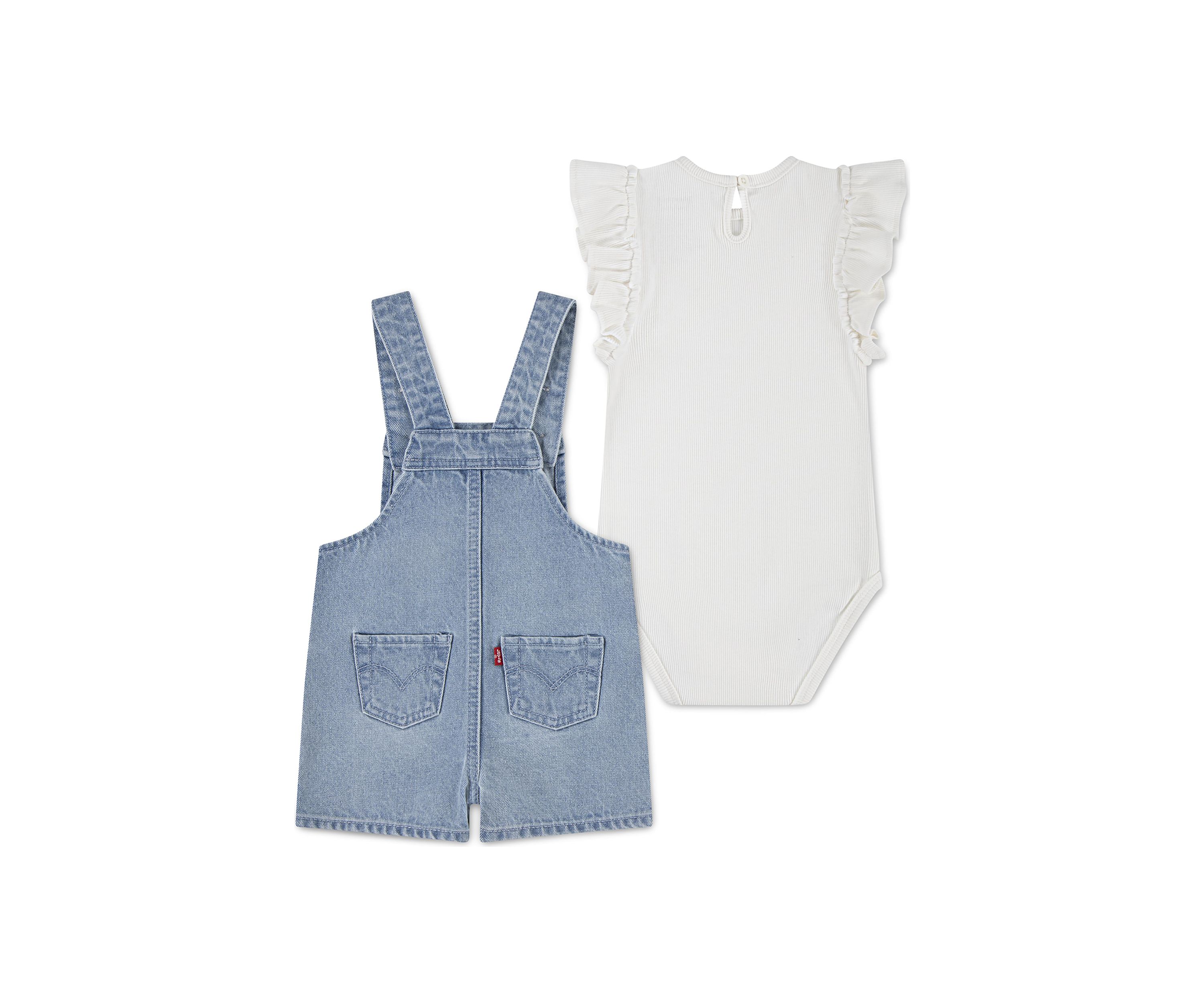 Baby Girls Butterfly Overall Set