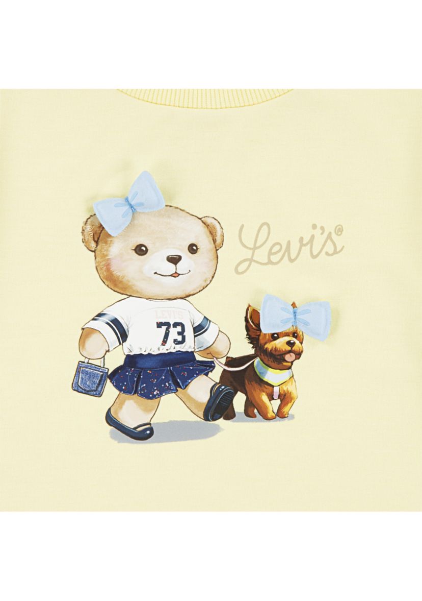 Baby Girls Graphic Sweatshirt and Jeans Set