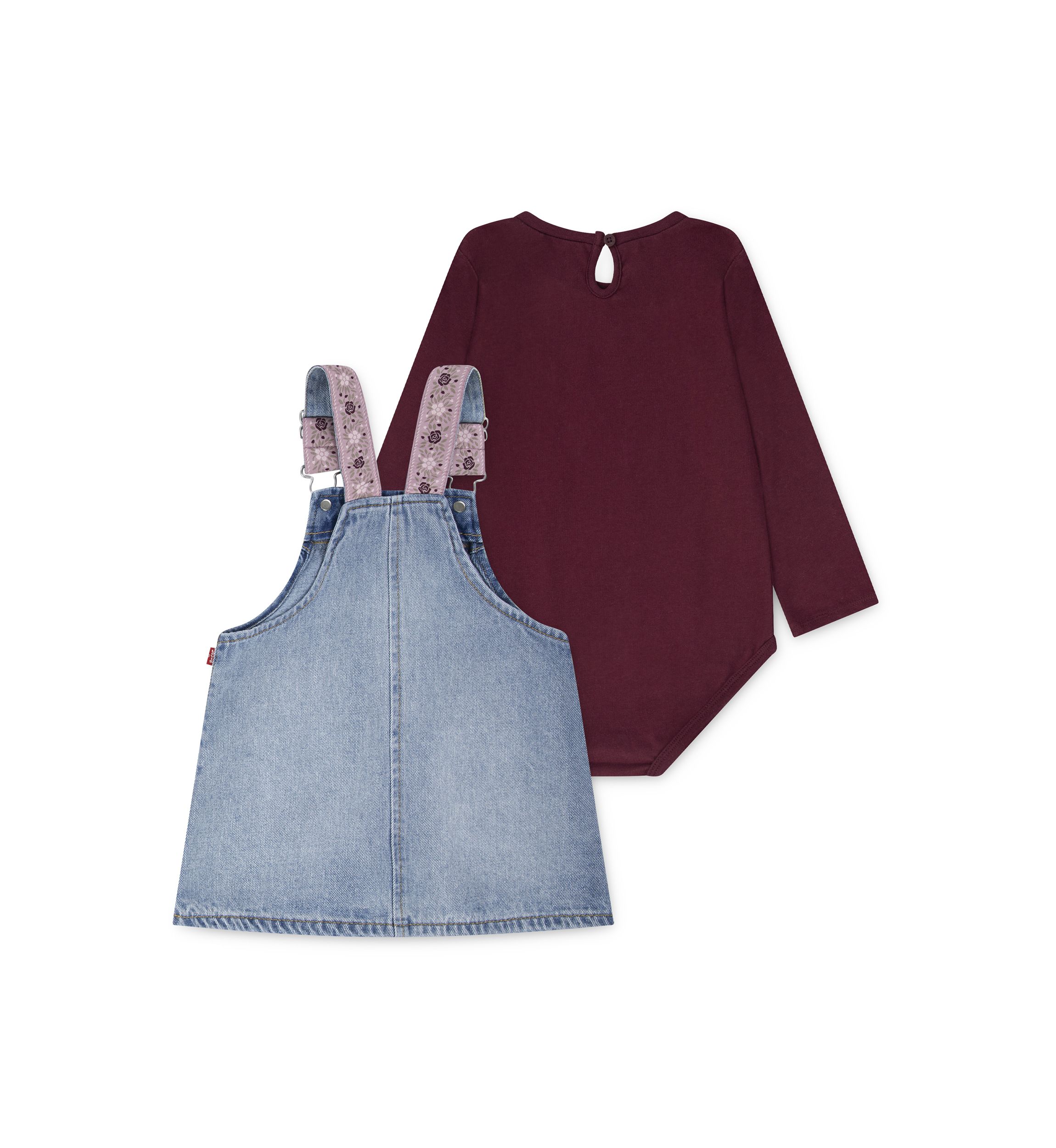 Baby Girls Western Skirtall Set