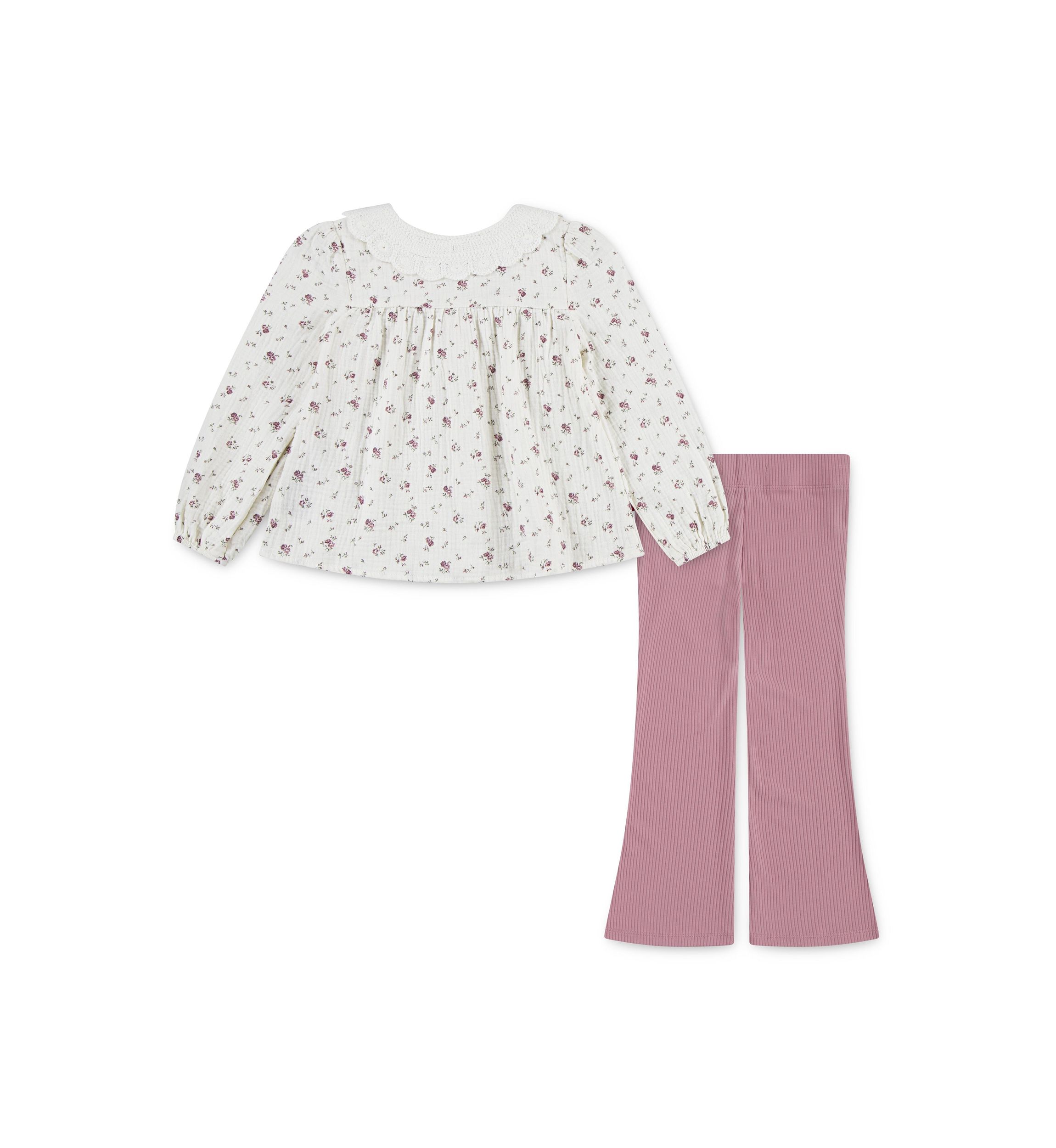 Baby Girls Blouse and Leggings Set