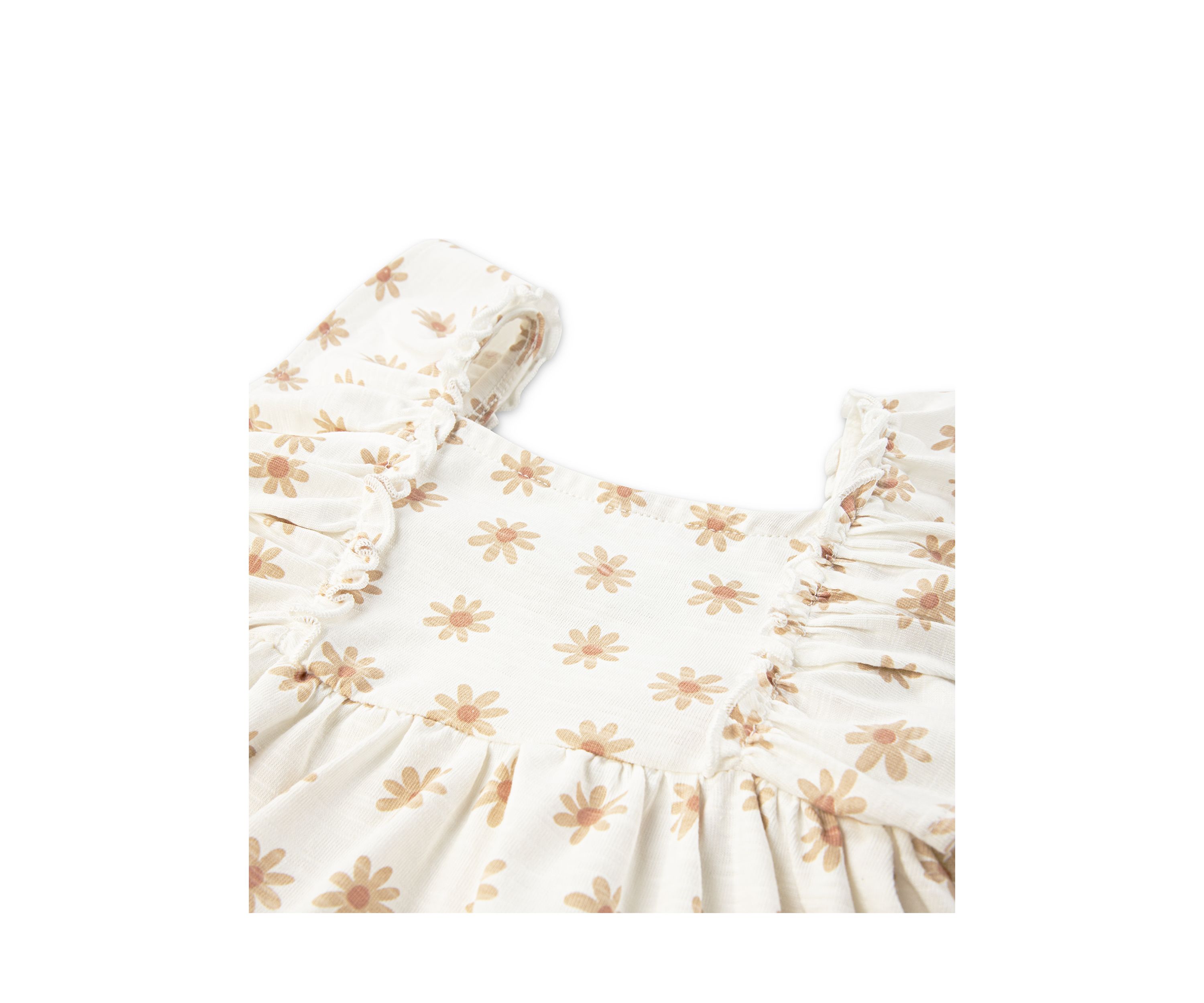 Baby Girls Floral Dress and Diaper Cover