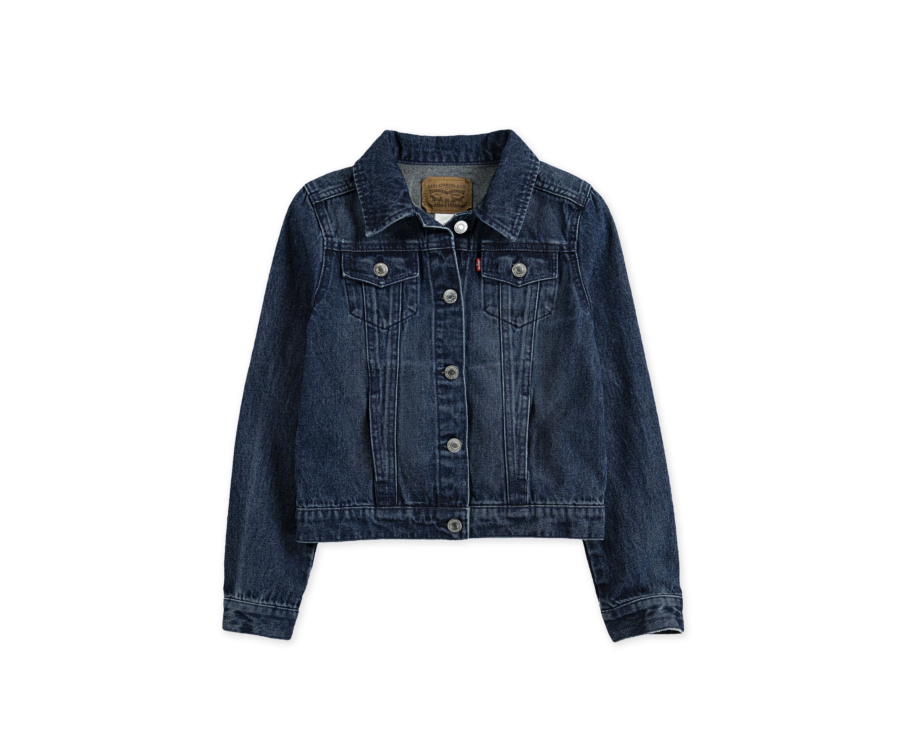 Toddler Girls Denim Trucker Jacket